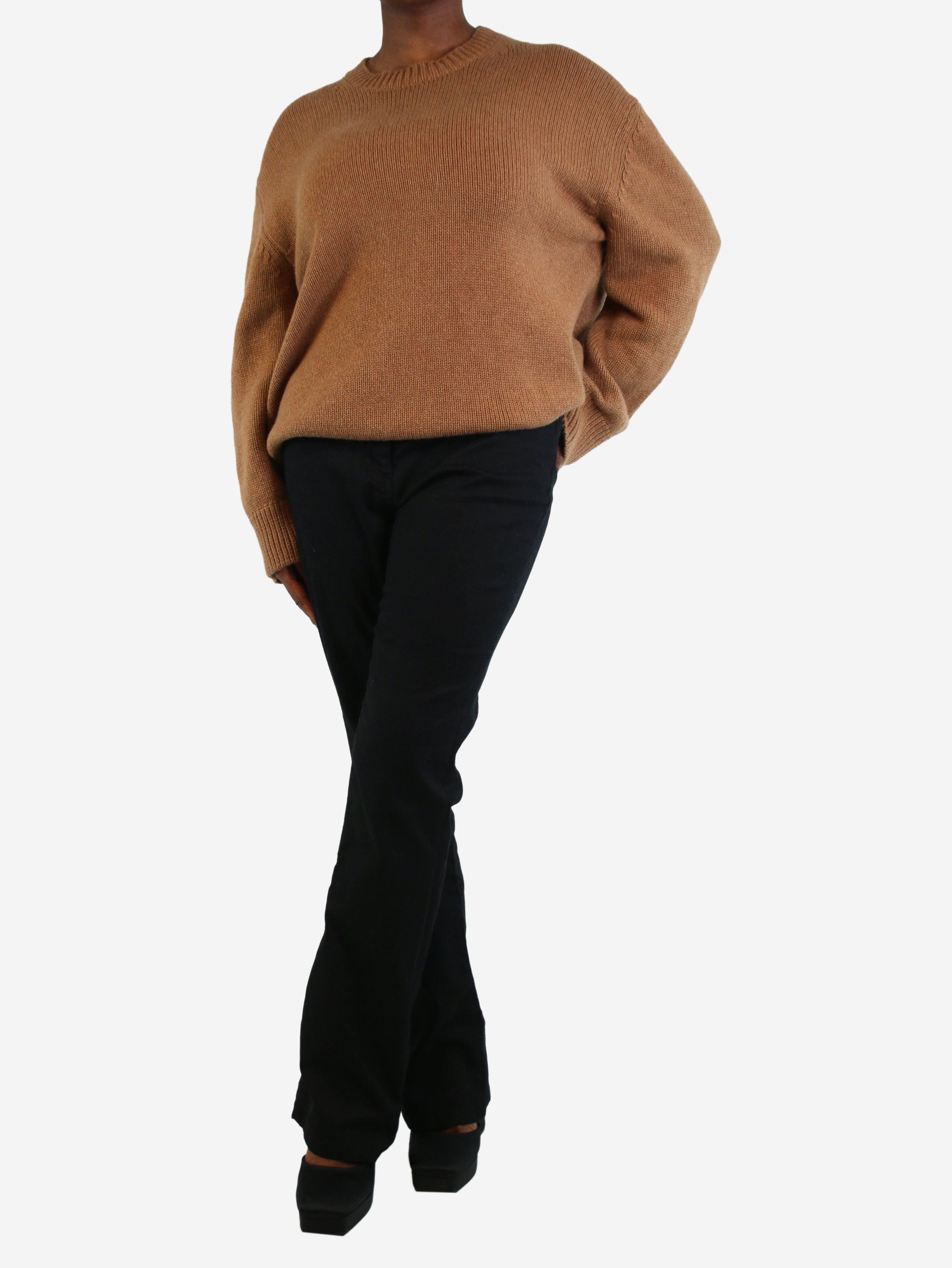 Anine Bing Brown cashmere jumper - size M Size M / US 6-8 / IT 42-44 - 2 Thumbnail