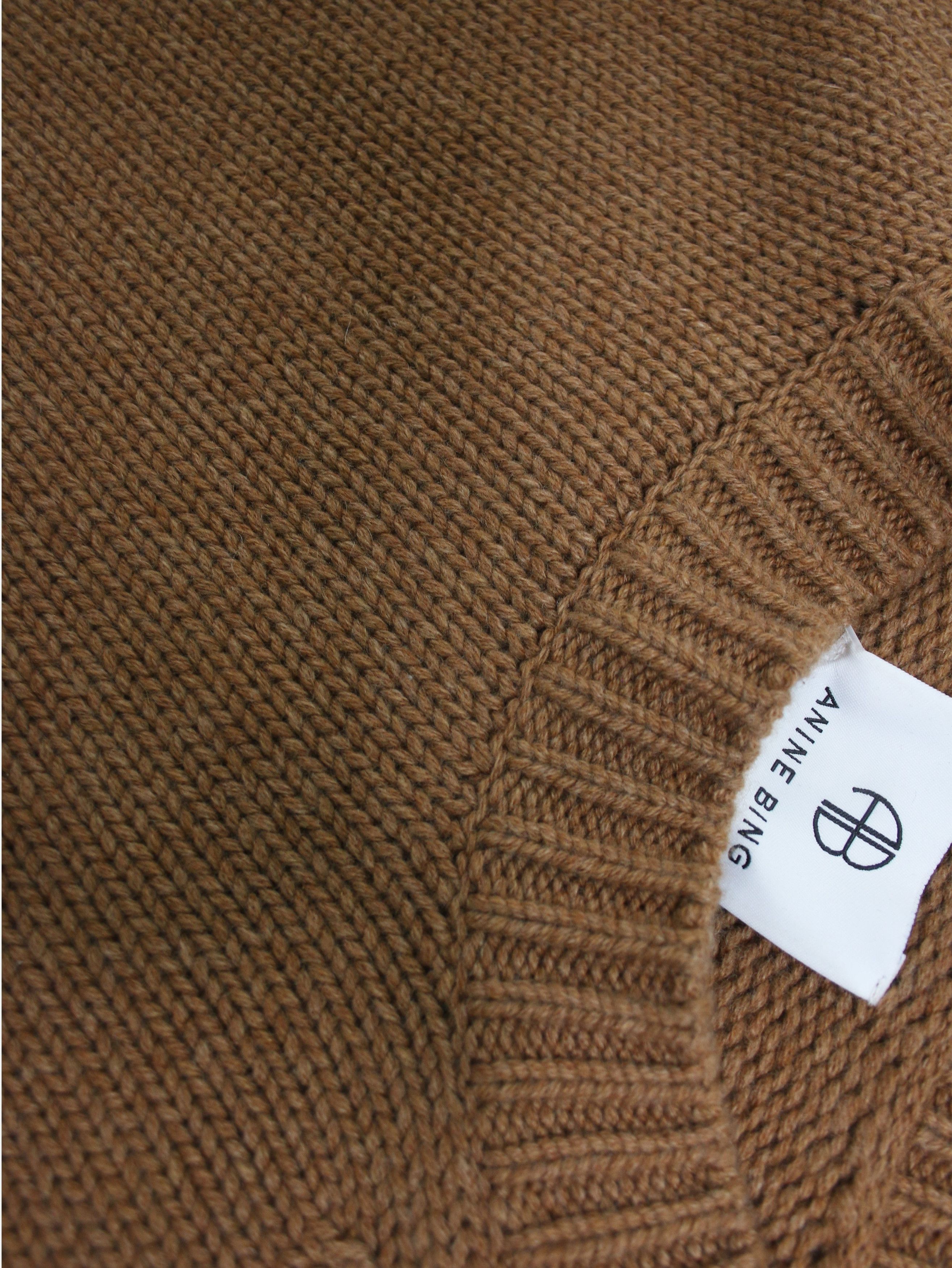 Anine Bing Brown cashmere jumper - size M Size M / US 6-8 / IT 42-44 - 4 Thumbnail