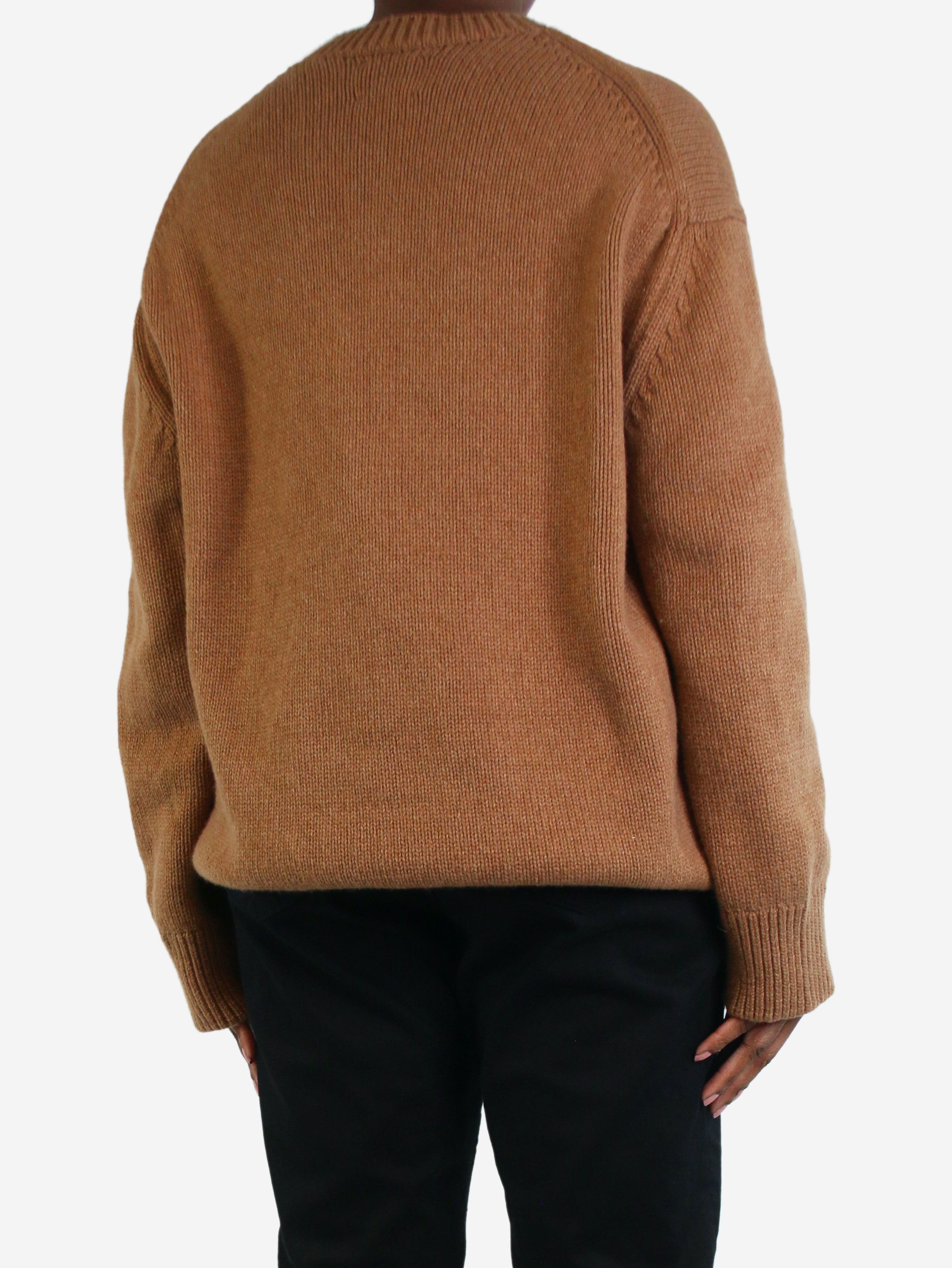 Anine Bing Brown cashmere jumper - size M Size M / US 6-8 / IT 42-44 - 3 Thumbnail