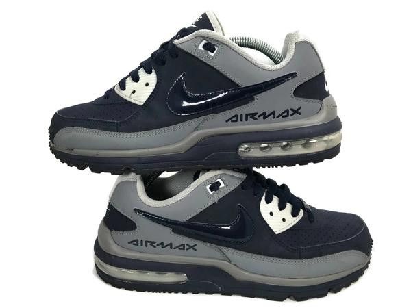 Air Max Wright 3 LTD Men s Shoes 687974 410 Obsidian Grey Blue Low Top Sneakers