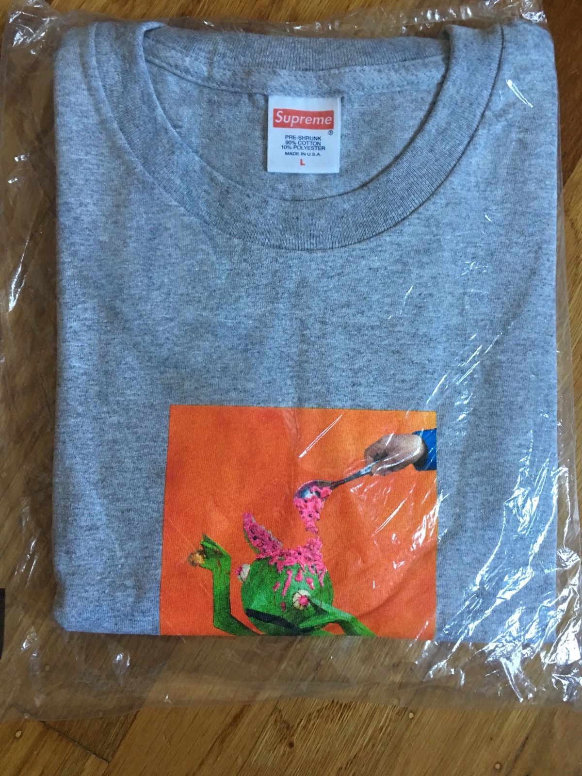 Supreme Mike Hill Brains Tee Size L Grey