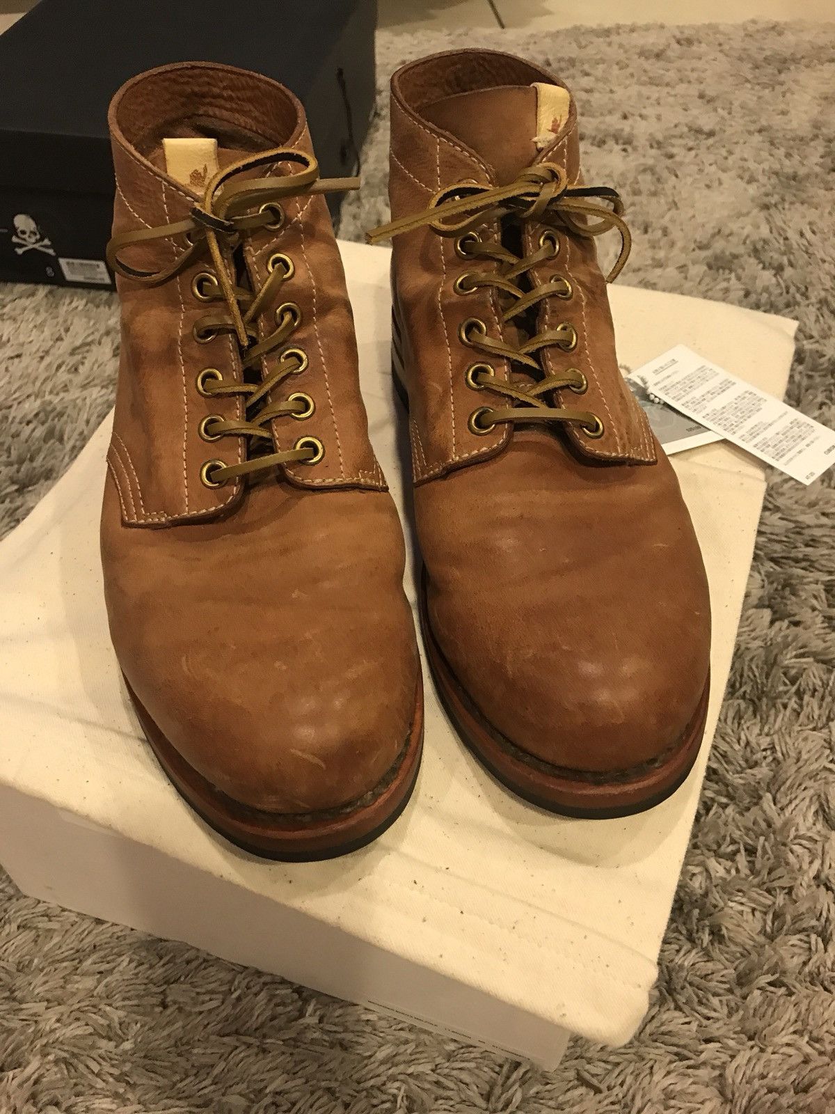 Visvim Visvim Brigadier Boots Mid-folk Light Brown | Grailed