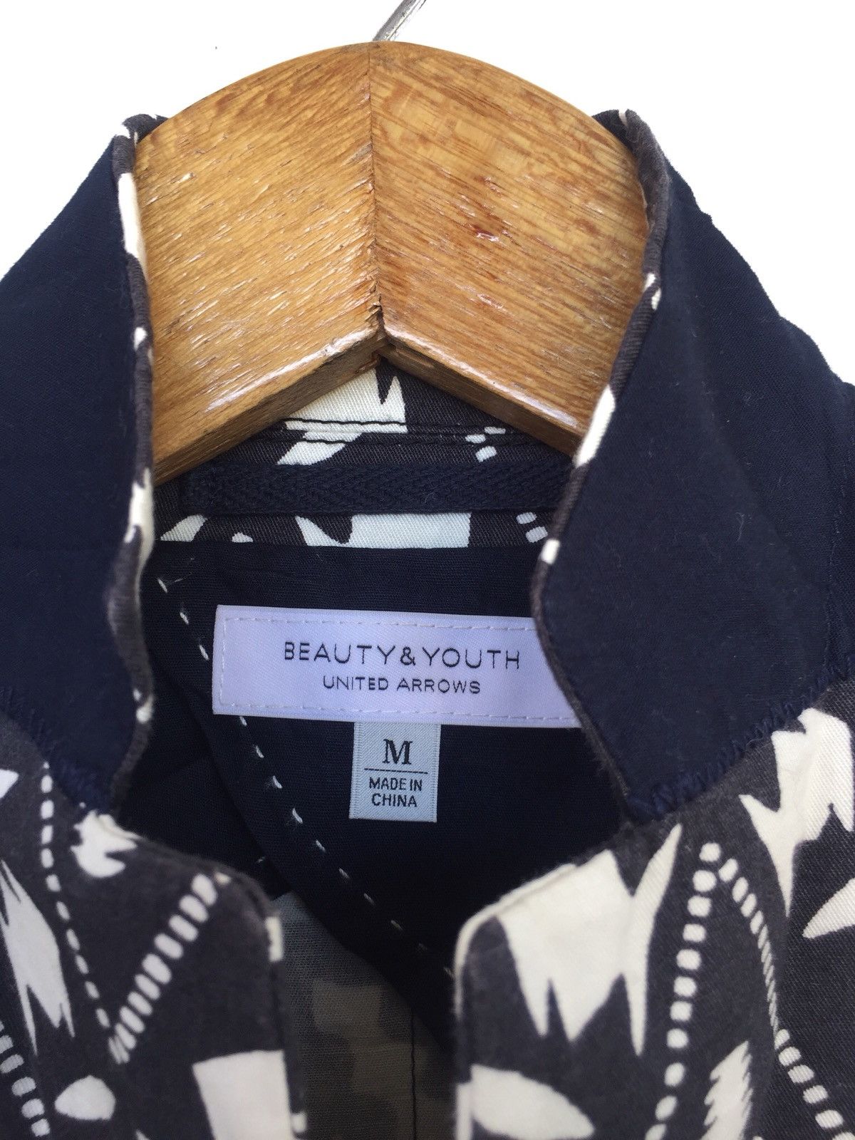 BEAUTY&YOUTH United Arrow Psychedelic Black White Three Button Jacket Size US M / EU 48-50 / 2 - 5 Thumbnail