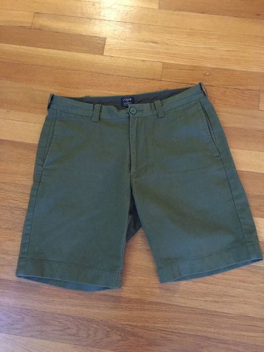 J.Crew Gramercy Shorts (Green) 9" Size US 31 - 1 Preview