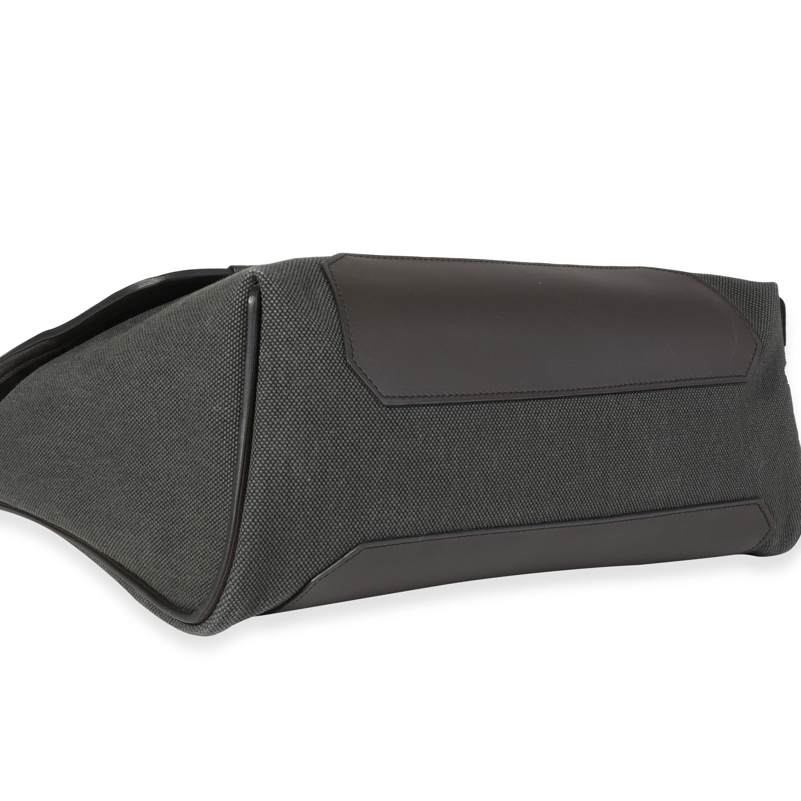 Hermès Vert Fonce Officier & Ébène Sombrero Leather Aller-Retour Messenger Bag