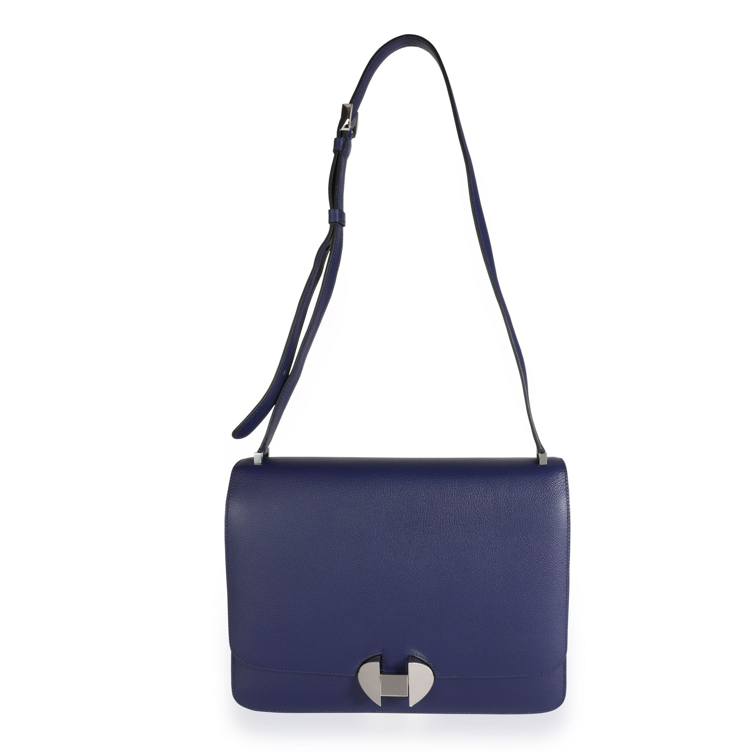Hermès Bleu Encre Evercolor 2002 26 Bag PHW