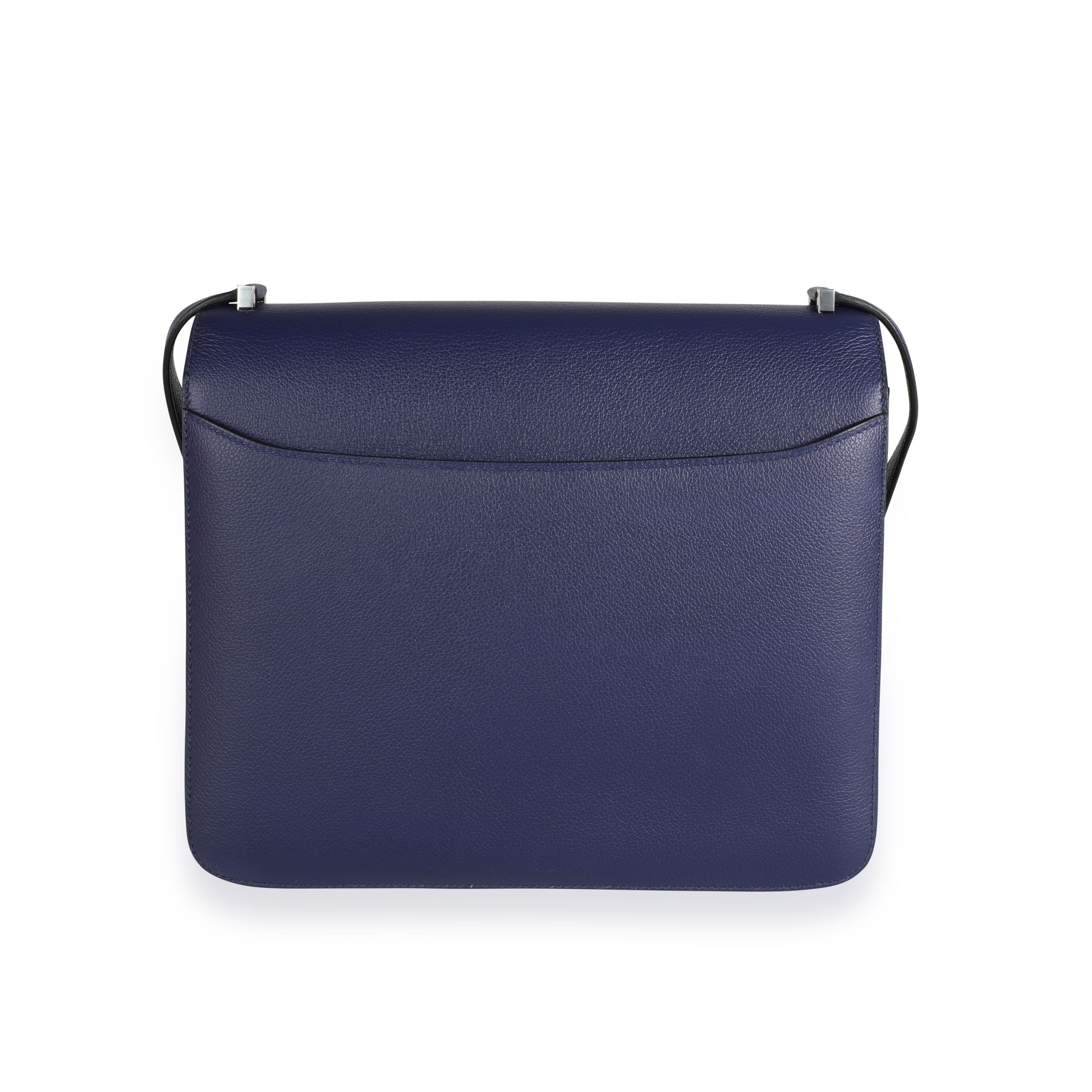 Hermès Bleu Encre Evercolor 2002 26 Bag PHW