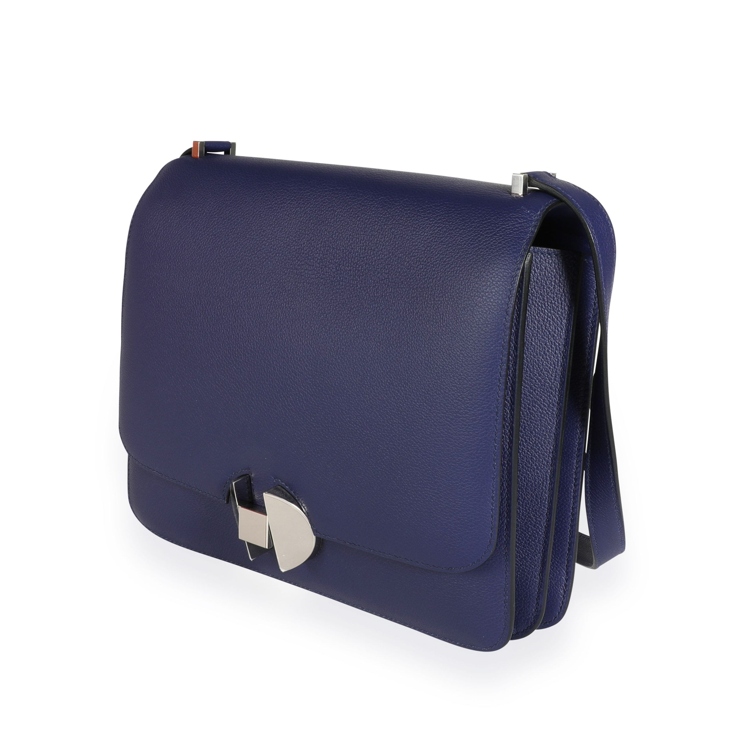 Hermès Bleu Encre Evercolor 2002 26 Bag PHW