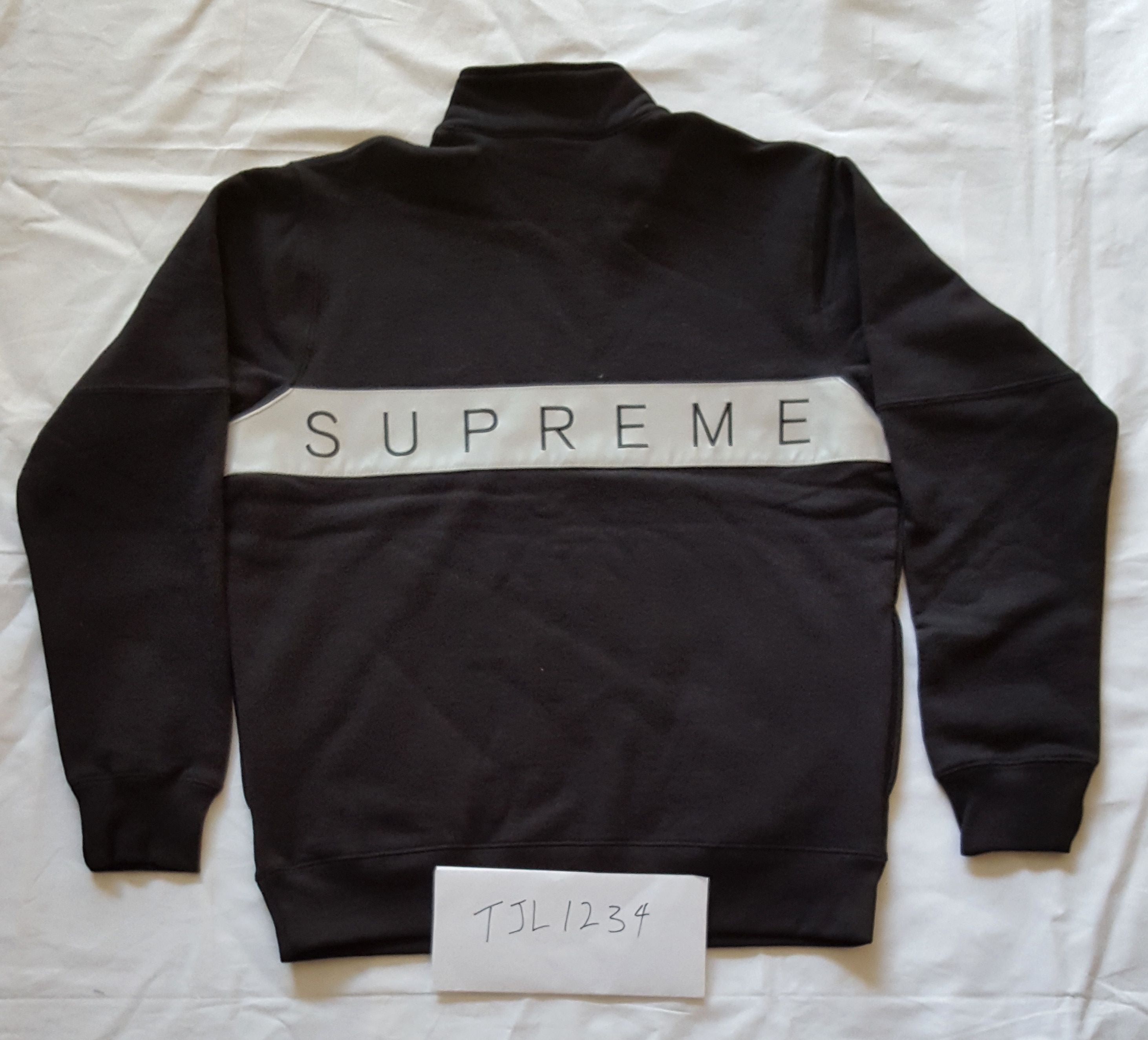 Supreme 2-Tone 3M Reflective Half Zip Sweater | Grailed 