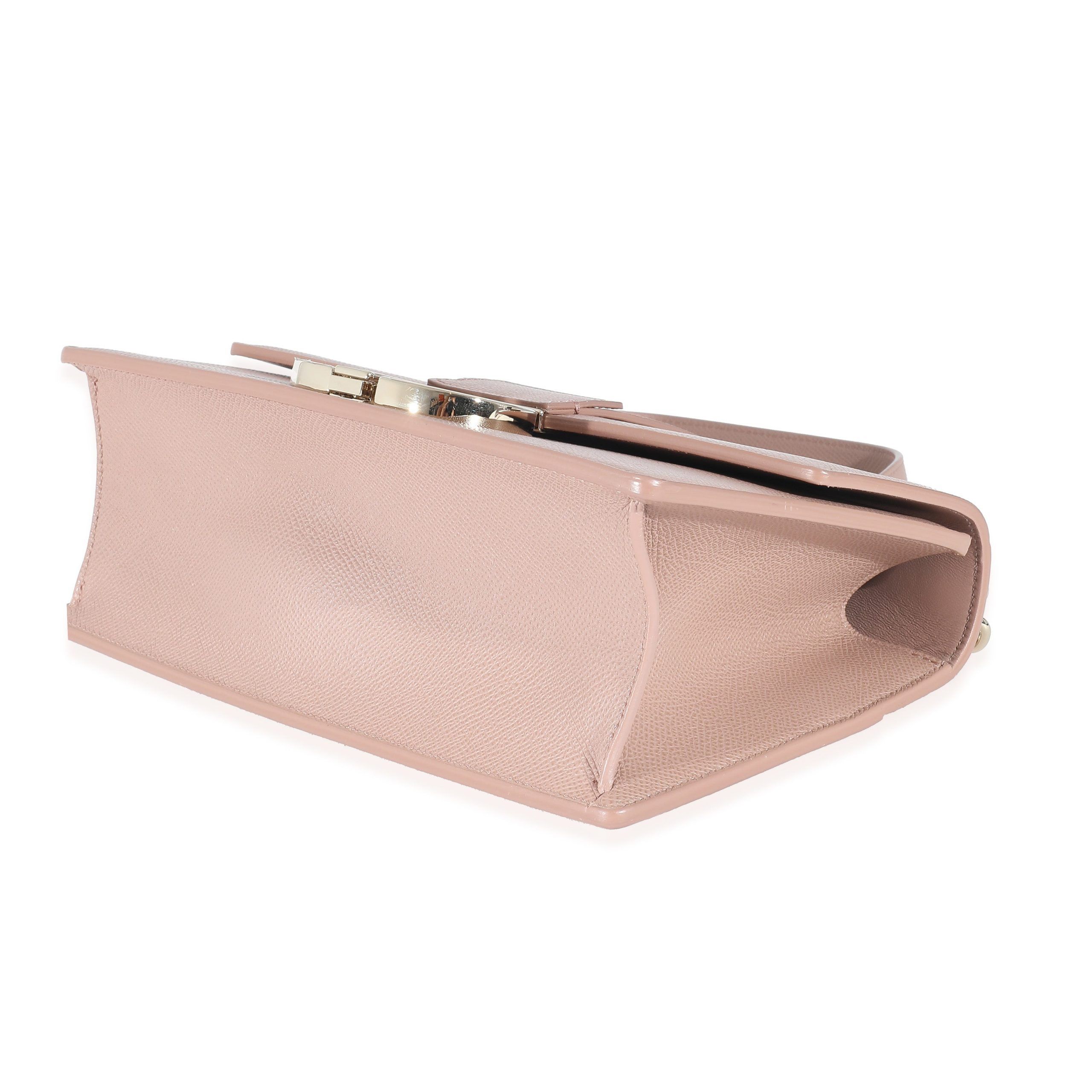 Christian Dior Pink Calfskin 30 Montaigne East West Flap Bag