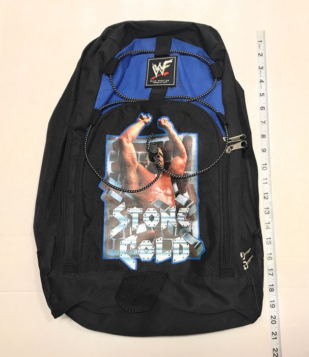 Vintage Stone Cold Steve Austin WWF WWE Backpack ### – Stuck In The 90s  Sports