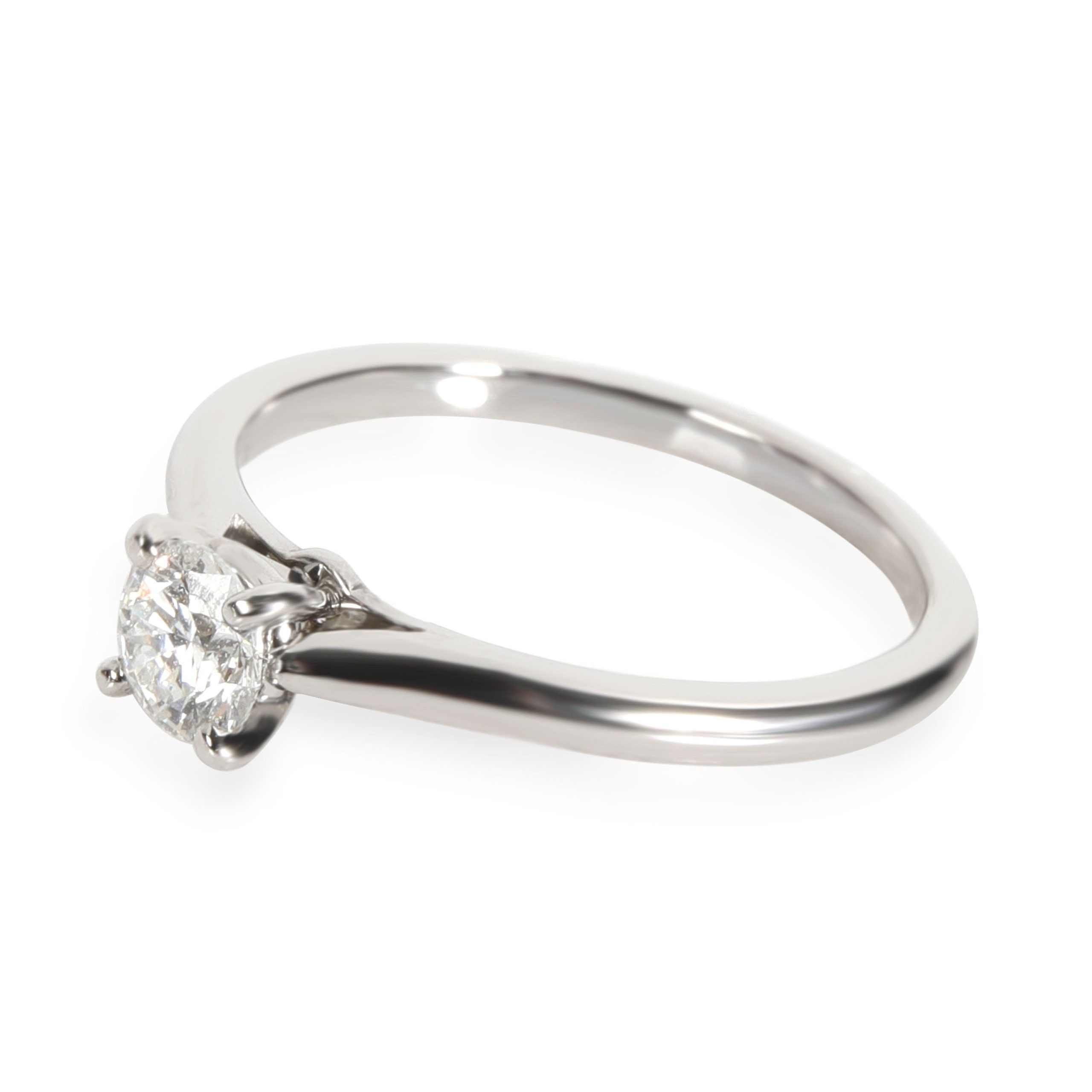 Cartier 1895 Diamond Engagement Ring in Platinum G VS2 0.38 CTW
