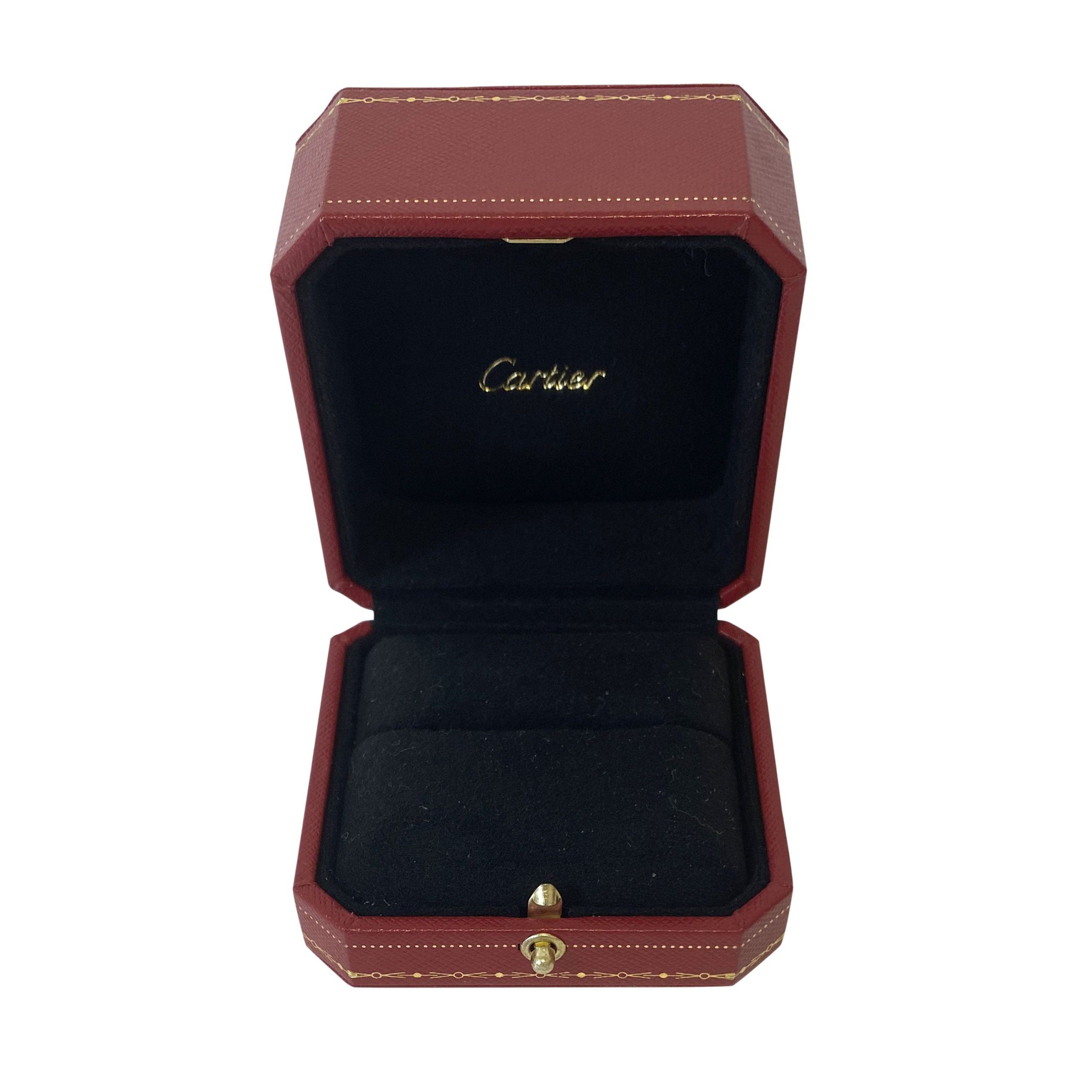 Cartier Love 6 Diamond Ring in 18kt White Gold 0.46 CTW