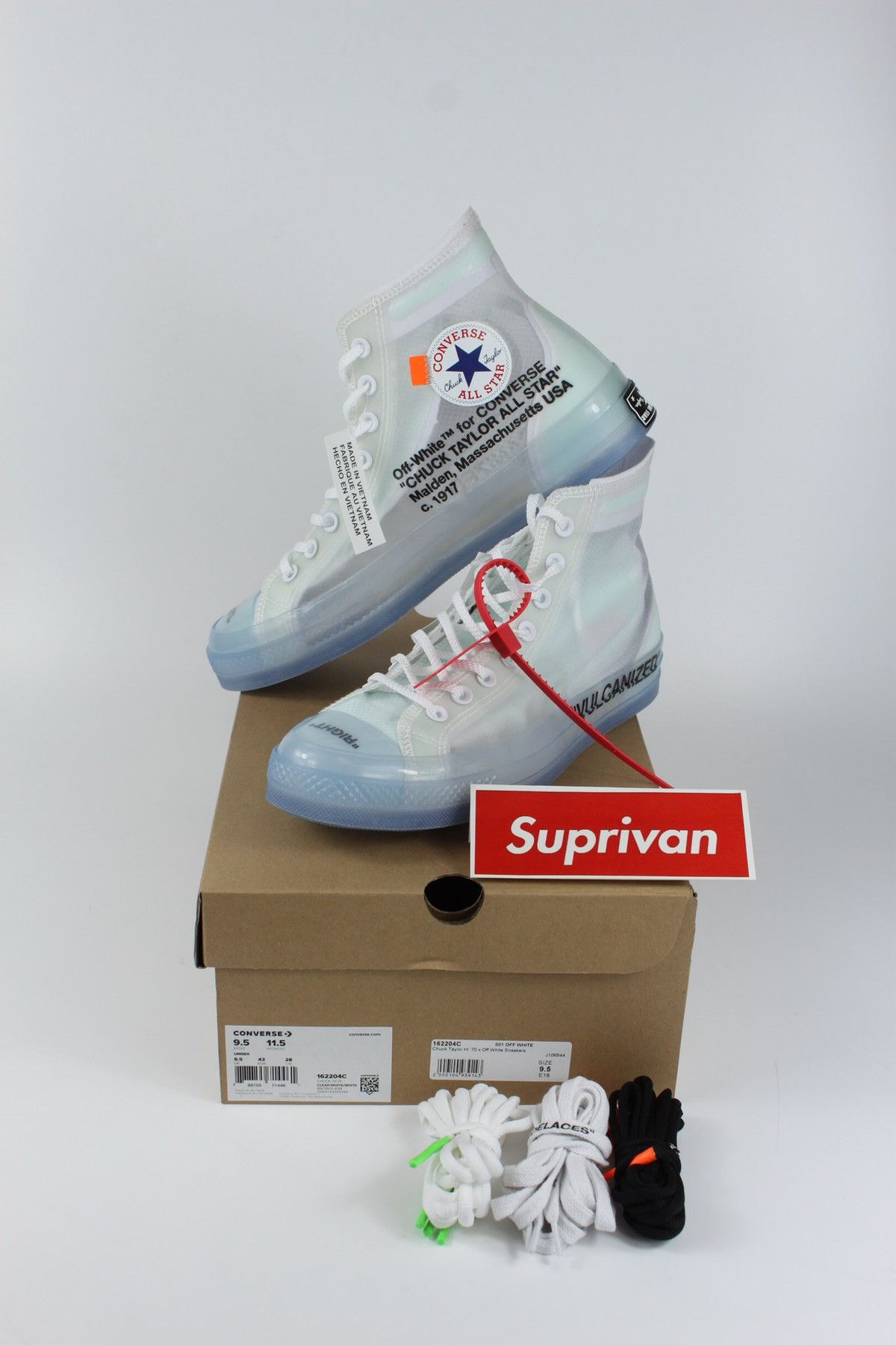 Off white converse grailed deals