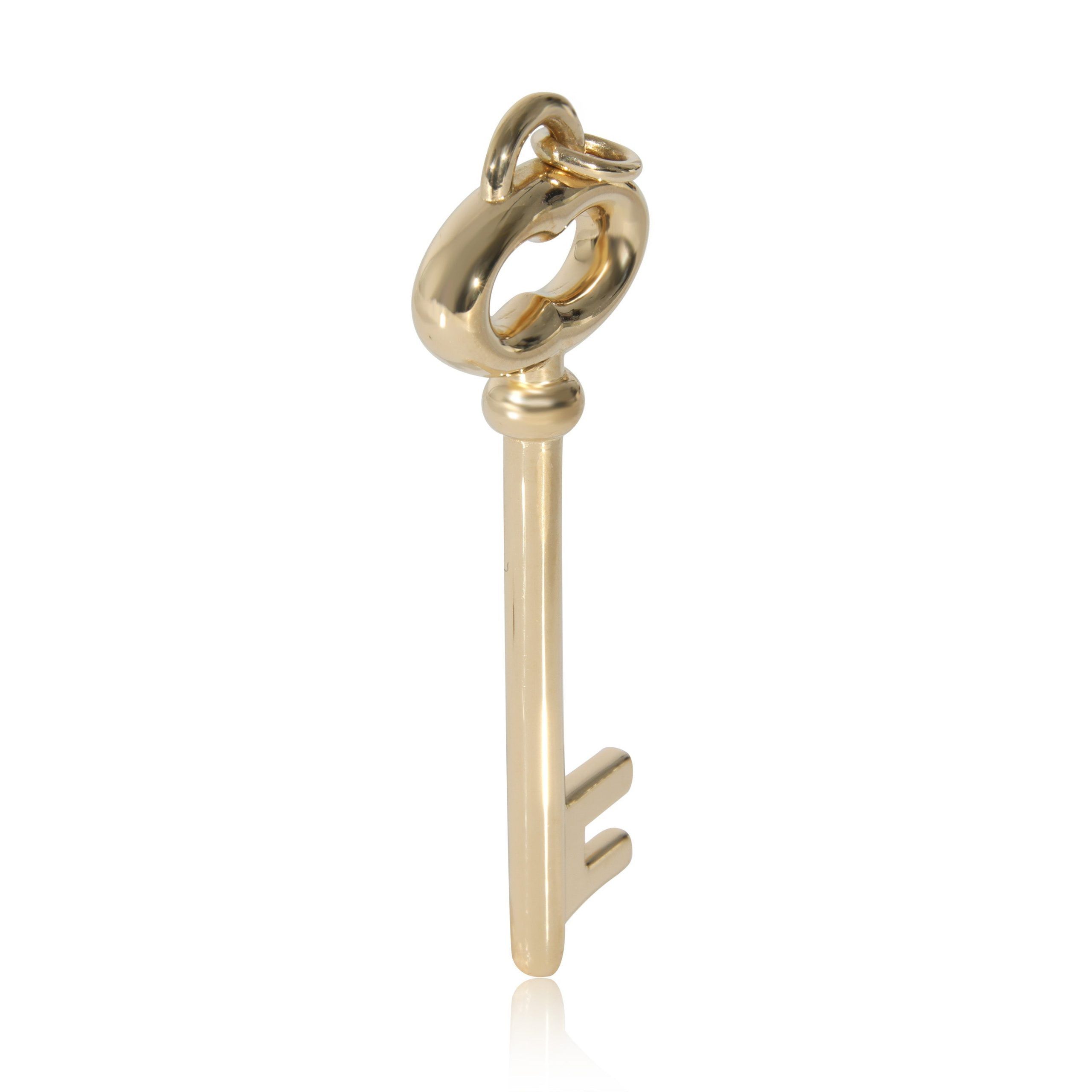 Tiffany & Co. Tiffany Keys Oval Pendant in 18k Yellow Gold