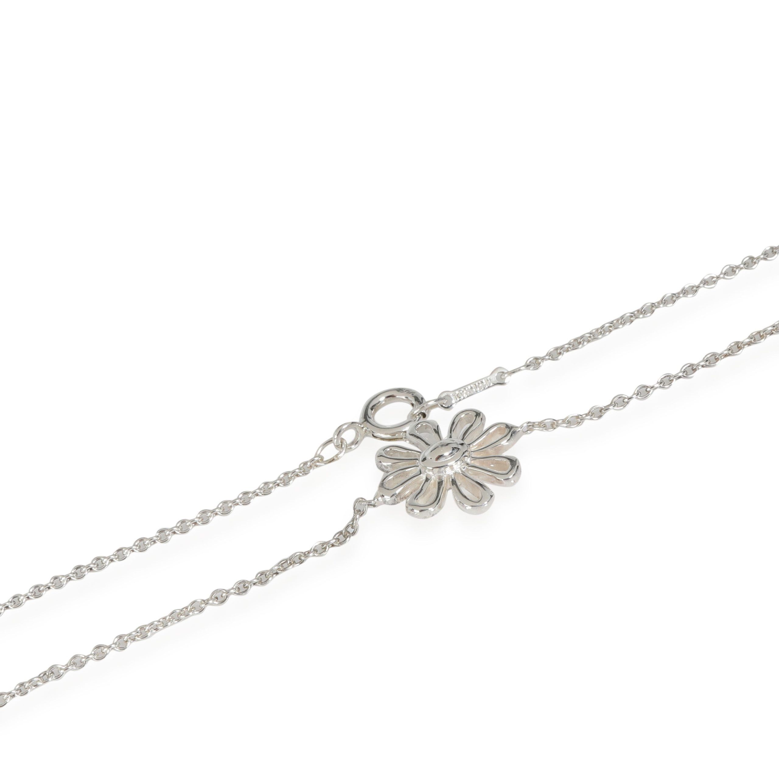Tiffany & Co. Elsa Peretti Daisy Station Necklace in Sterling Silver
