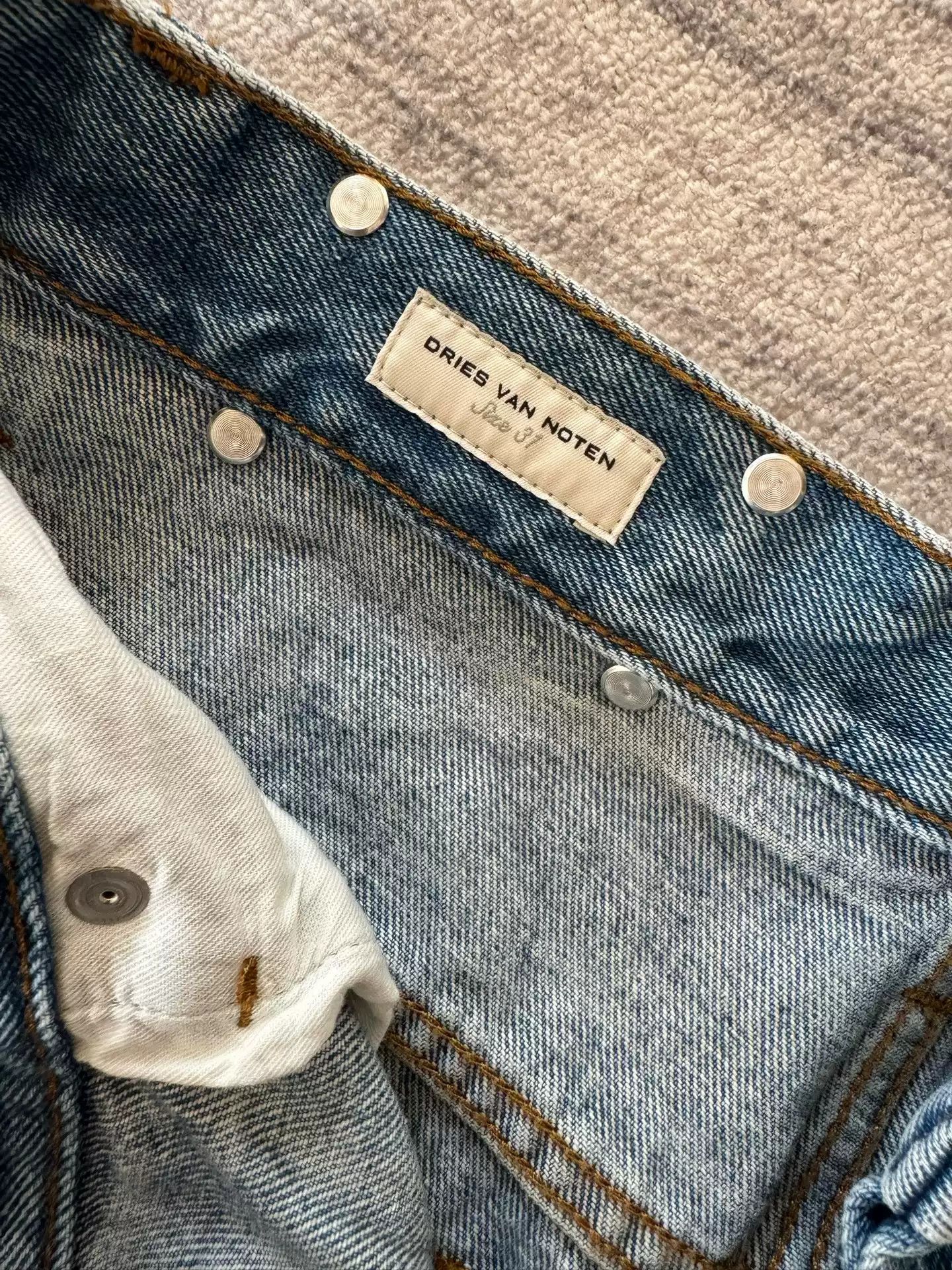 Dries Van Noten Dries van noten loose wavy jeans Size US 31 - 4 Thumbnail