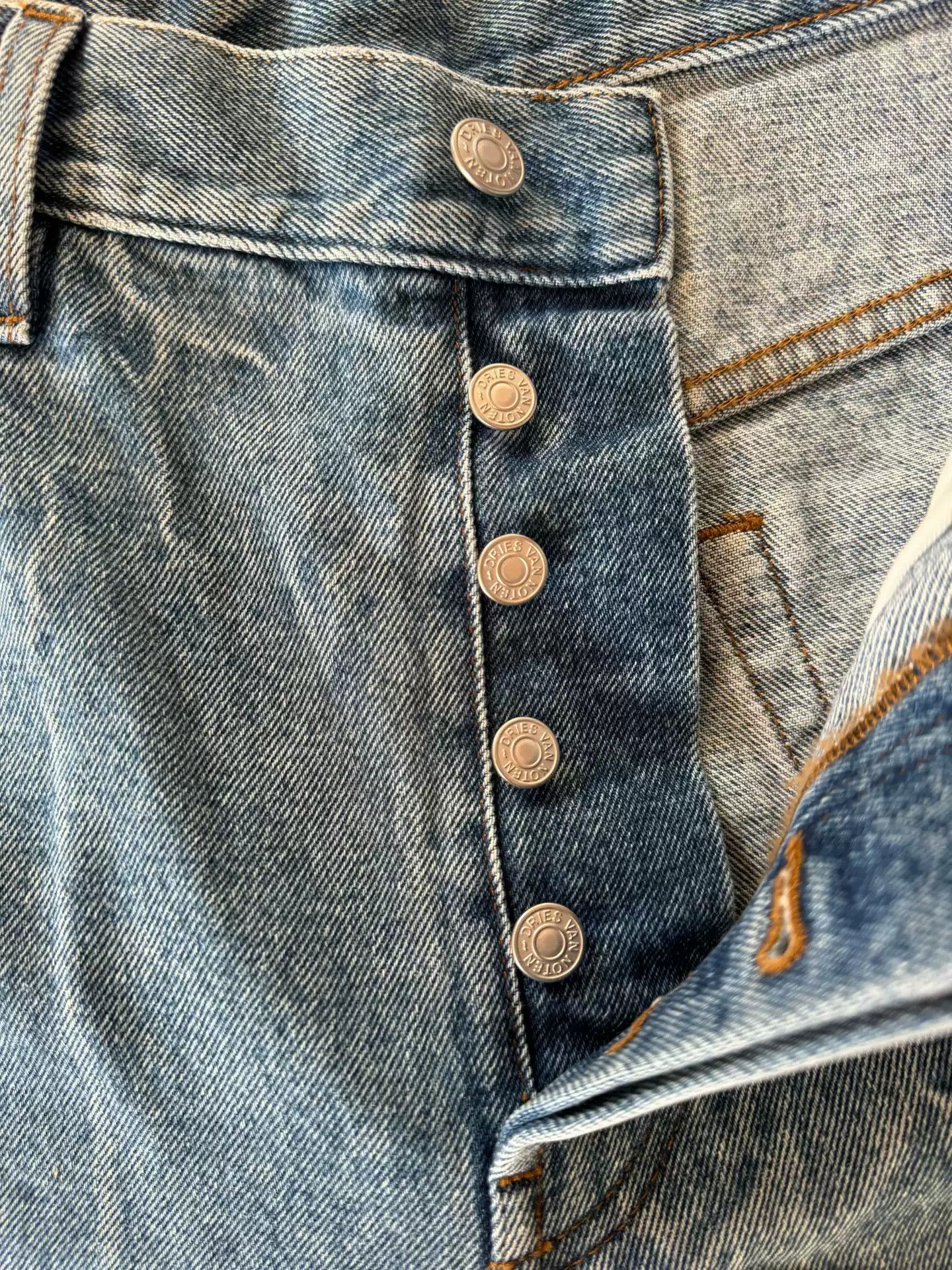 Dries Van Noten Dries van noten loose wavy jeans Size US 31 - 3 Thumbnail