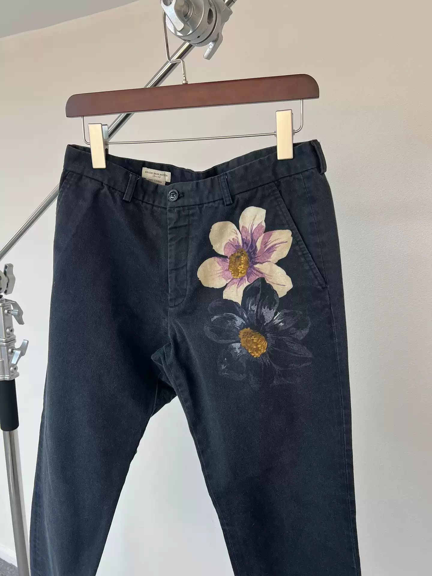 Dries Van Noten Dries van noten floral print jeans Size US 30 / EU 46 - 3 Thumbnail