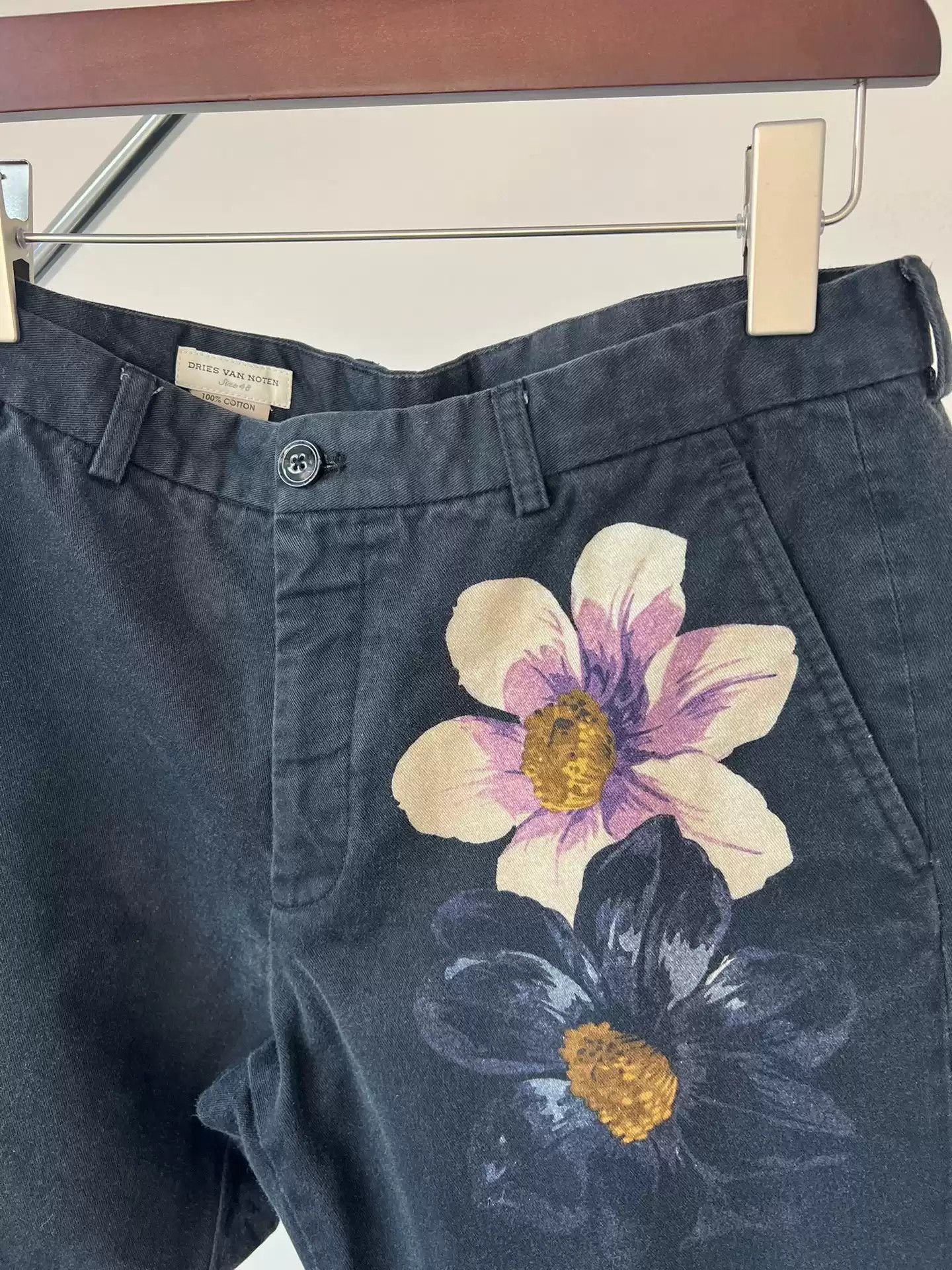 Dries Van Noten Dries van noten floral print jeans Size US 30 / EU 46 - 2 Thumbnail