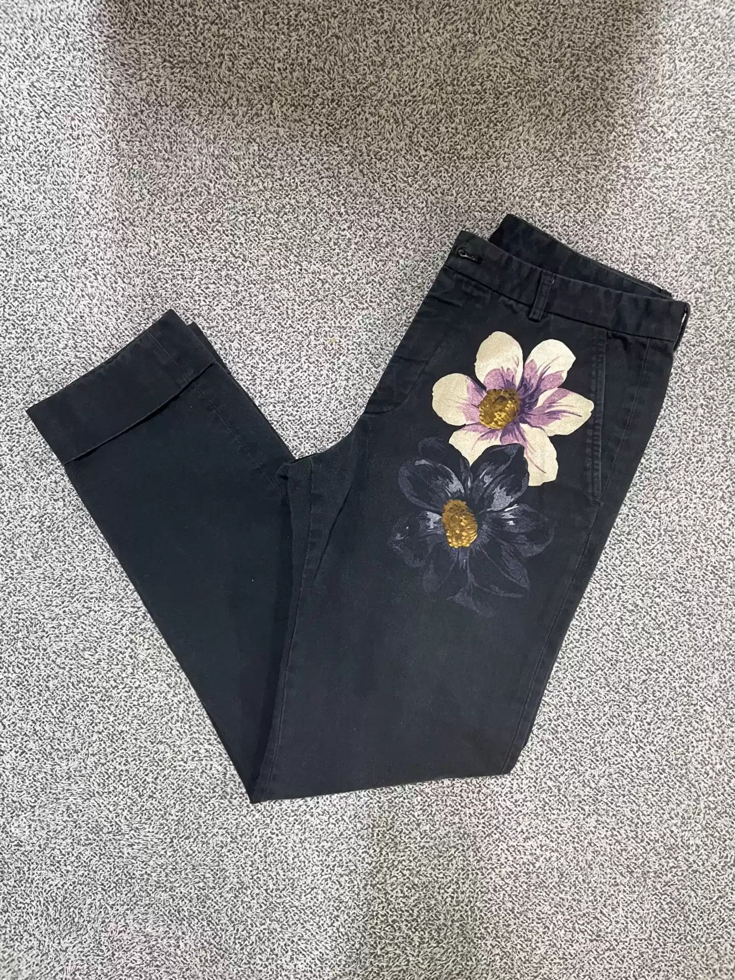 Dries Van Noten Dries van noten floral print jeans Size US 30 / EU 46 - 5 Thumbnail