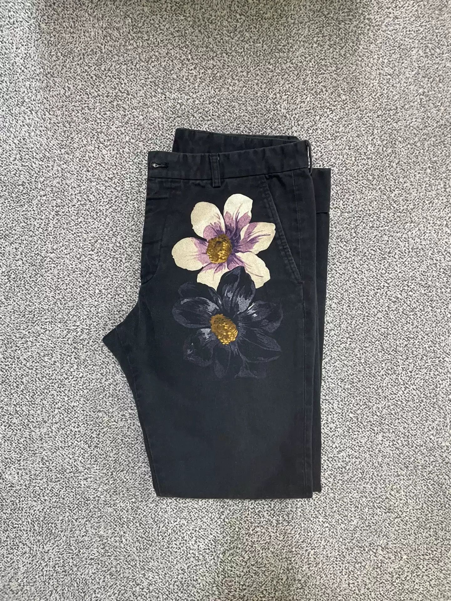 Dries Van Noten Dries van noten floral print jeans Size US 30 / EU 46 - 6 Thumbnail