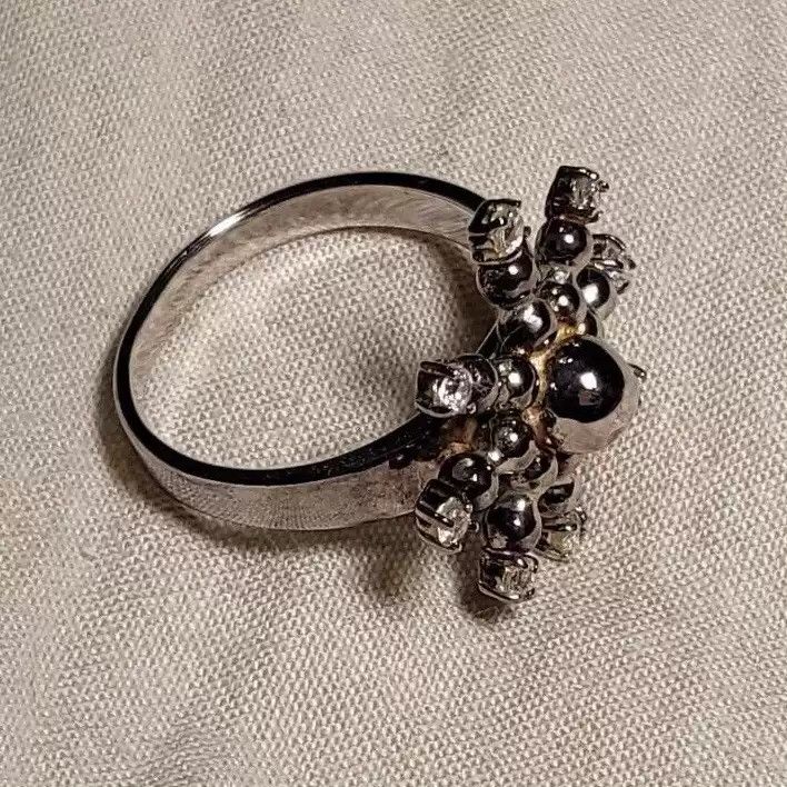 Jean Paul Gaultier Jean Paul Gaultier Sterling Silver Band Drill Helios Ring Size ONE SIZE - 3 Thumbnail