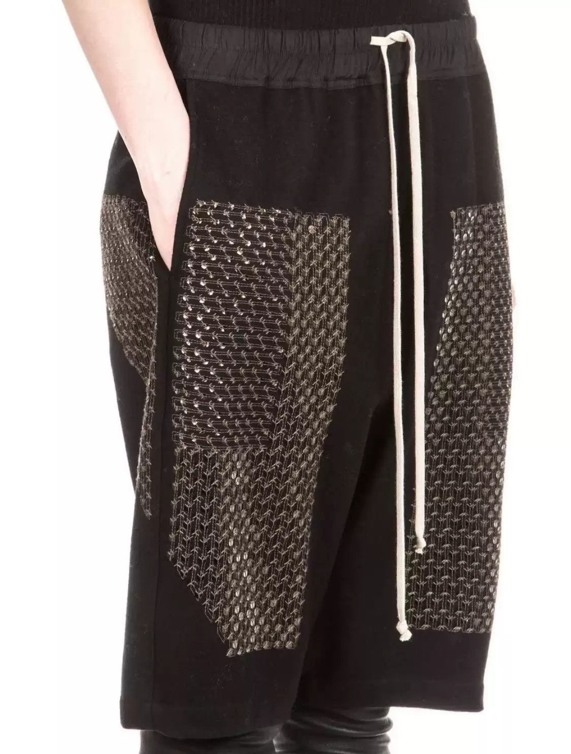 Rick Owens Rick owens embroidered shorts Size US 32 / EU 48 - 4 Thumbnail