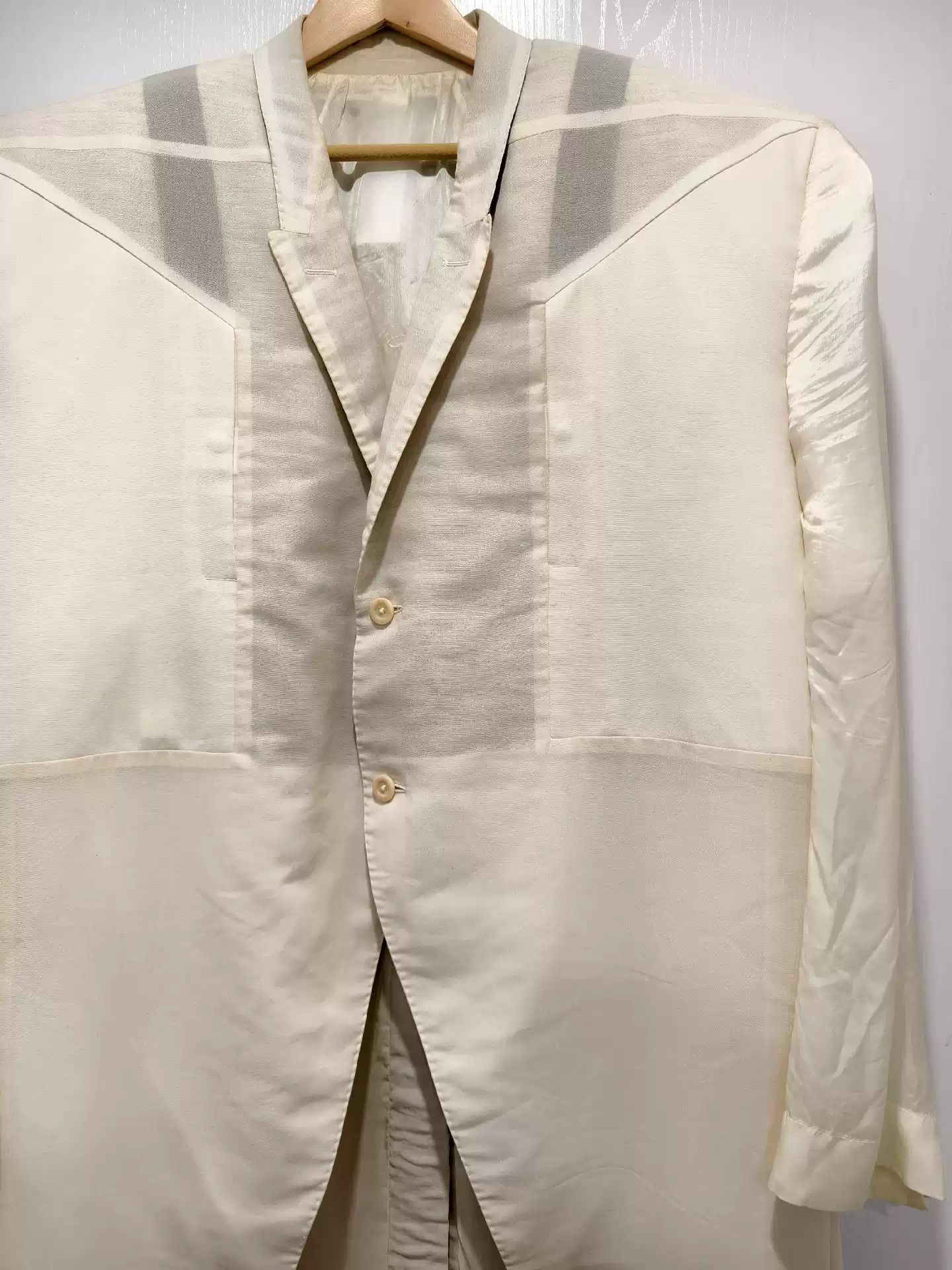 Rick Owens Rick Owens 22ss Show white Jumbo Tatlin Size US XL / EU 56 / 4 - 3 Thumbnail