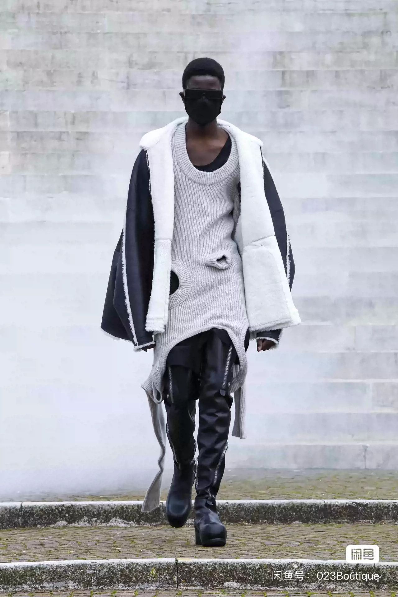 Rick Owens Rick owens FW21 gethsemane bananaBanana sweater Size US L / EU 52-54 / 3 - 7 Thumbnail