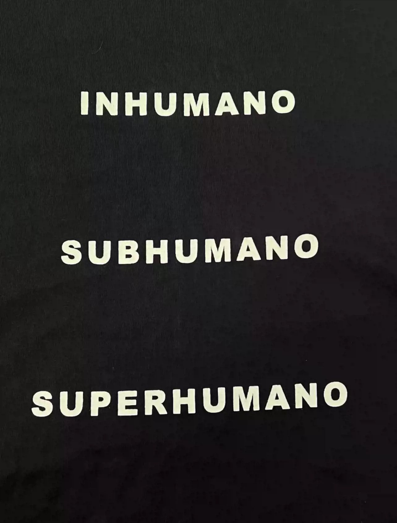 Rick Owens Rickowens double-line slogan short sleeve Size US S / EU 44-46 / 1 - 2 Thumbnail
