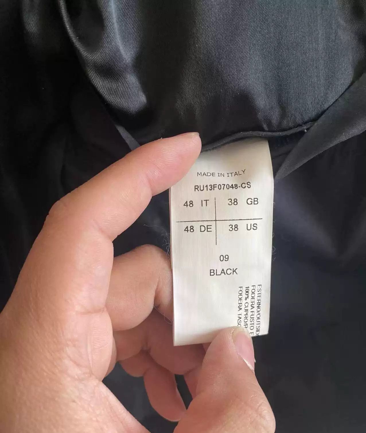 Rickowens collarless suit