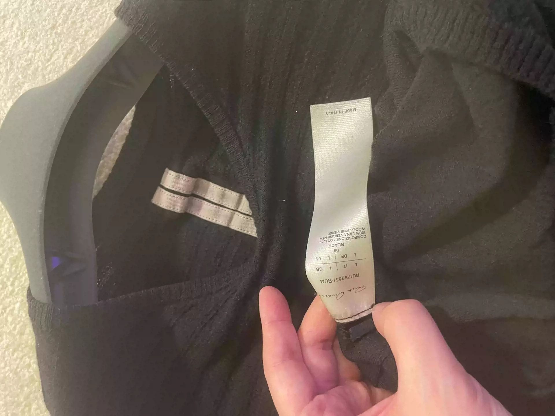 Rick Owens rick owens ｜RO cashmere sweater Size US L / EU 52-54 / 3 - 3 Thumbnail