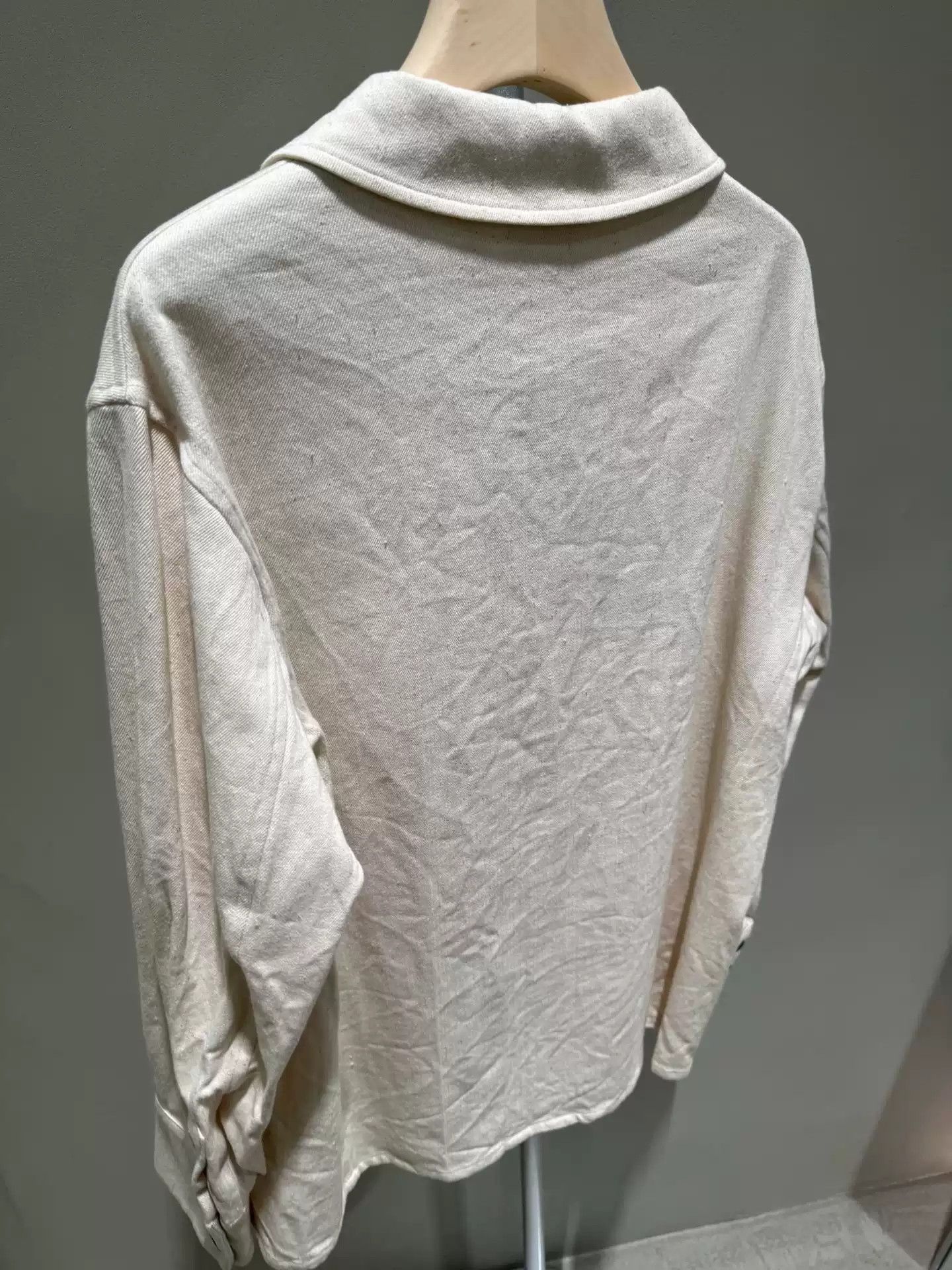 John Alexander Skelton White antique fabric shirt