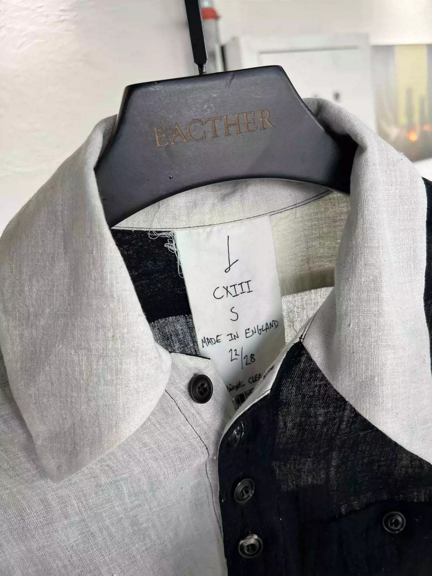 John Alexander Skelton John Alexander Skelton Black and white patchwork checkerboard shirt Size US S / EU 44-46 / 1 - 3 Thumbnail