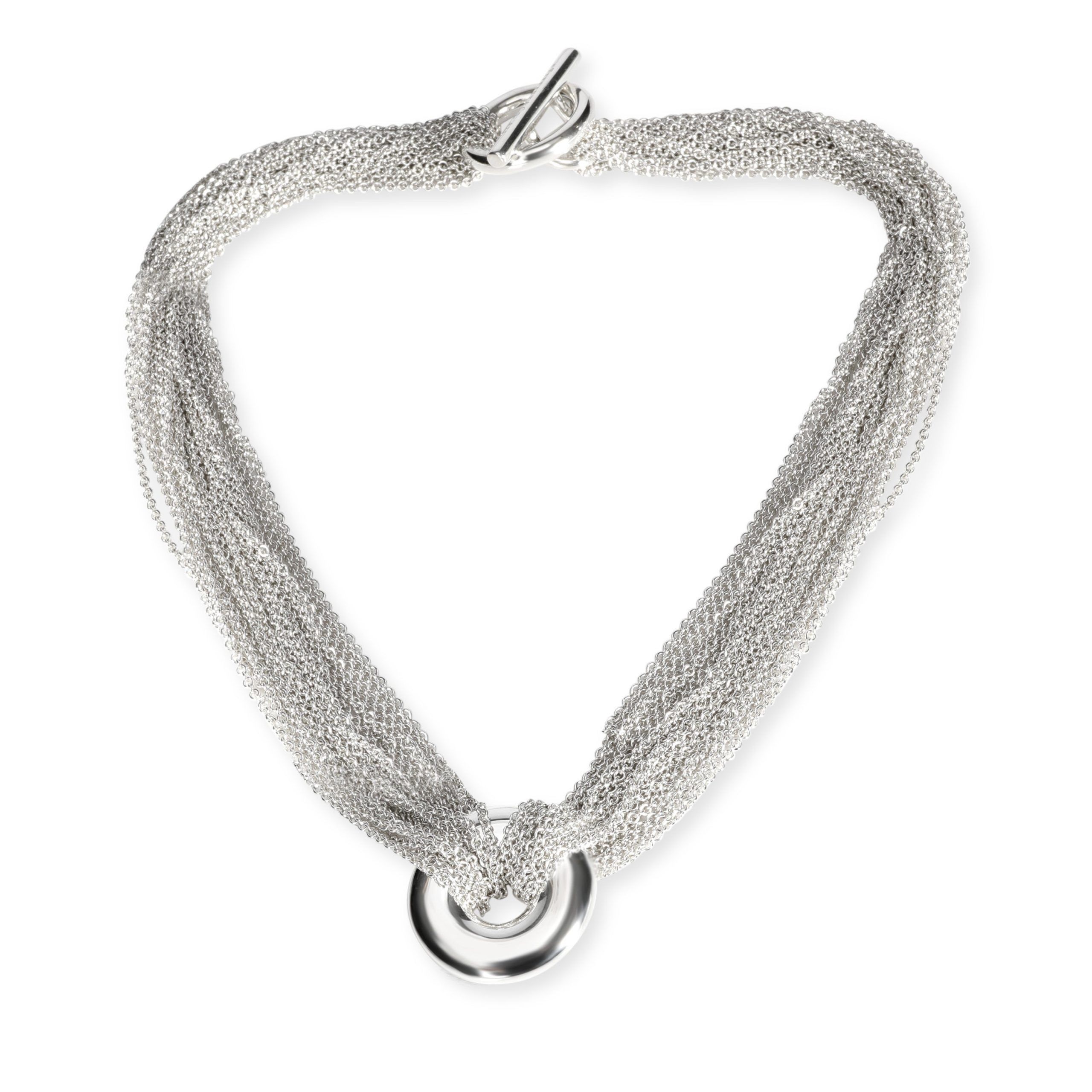 Multi Strand Tiffany Silver Necklace Tiffany Multi Strand Necklace