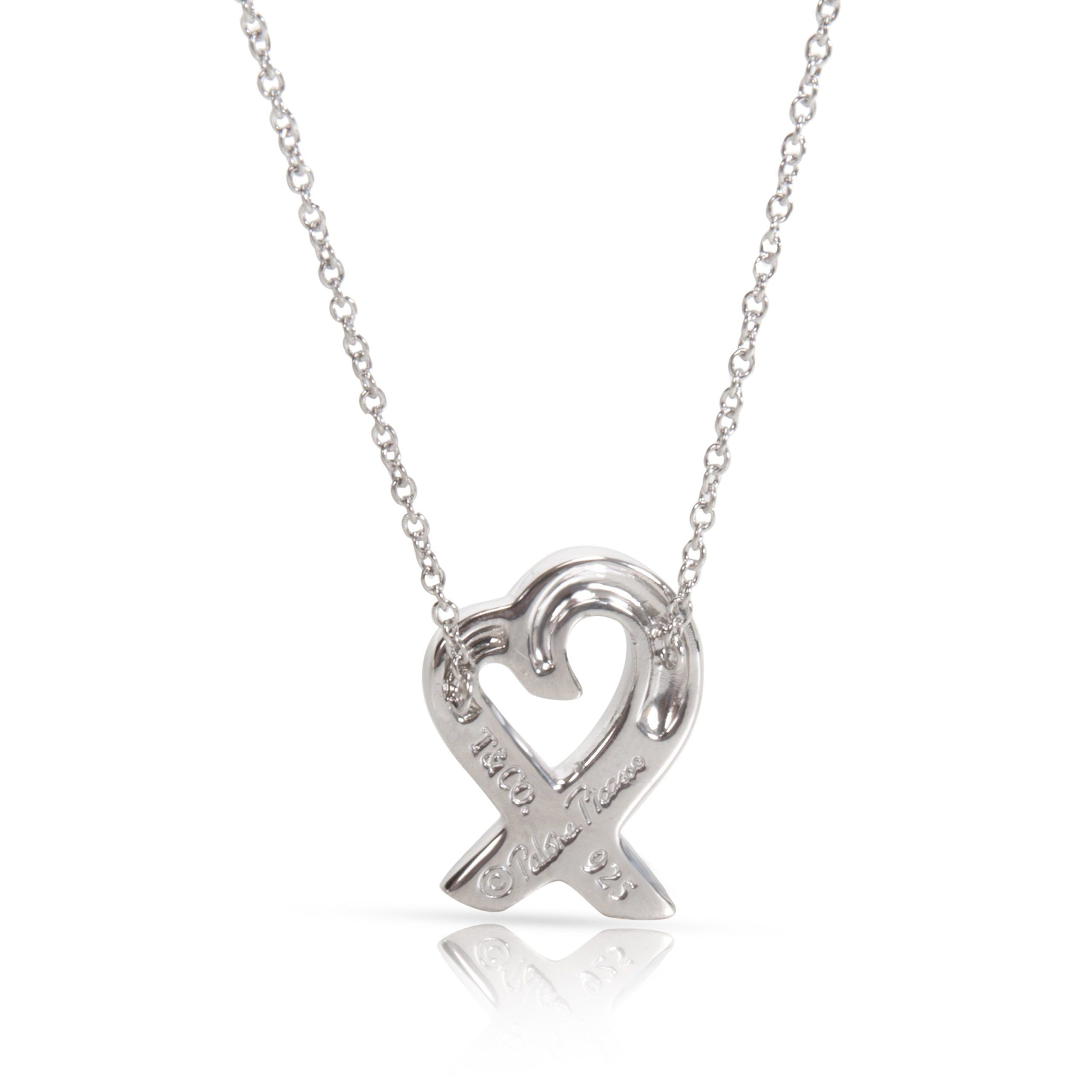 Tiffany Paloma Picasso Loving Heart Pendant in Sterling Silver - Main Image