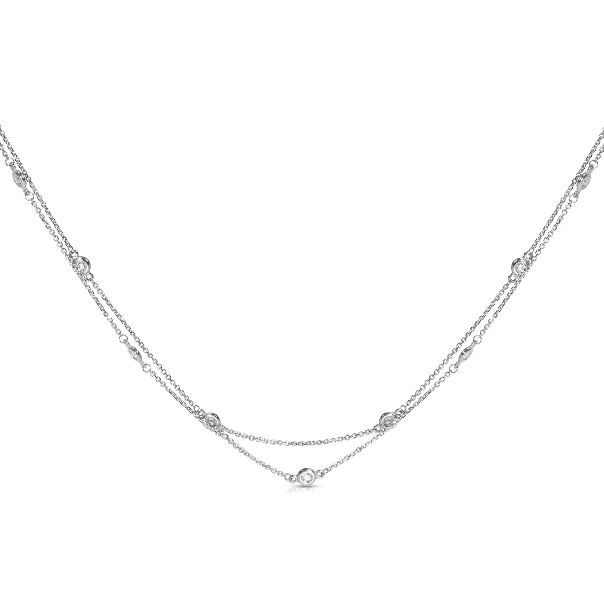 Brand New Diamond by the Yard Necklace in 14KT Gold