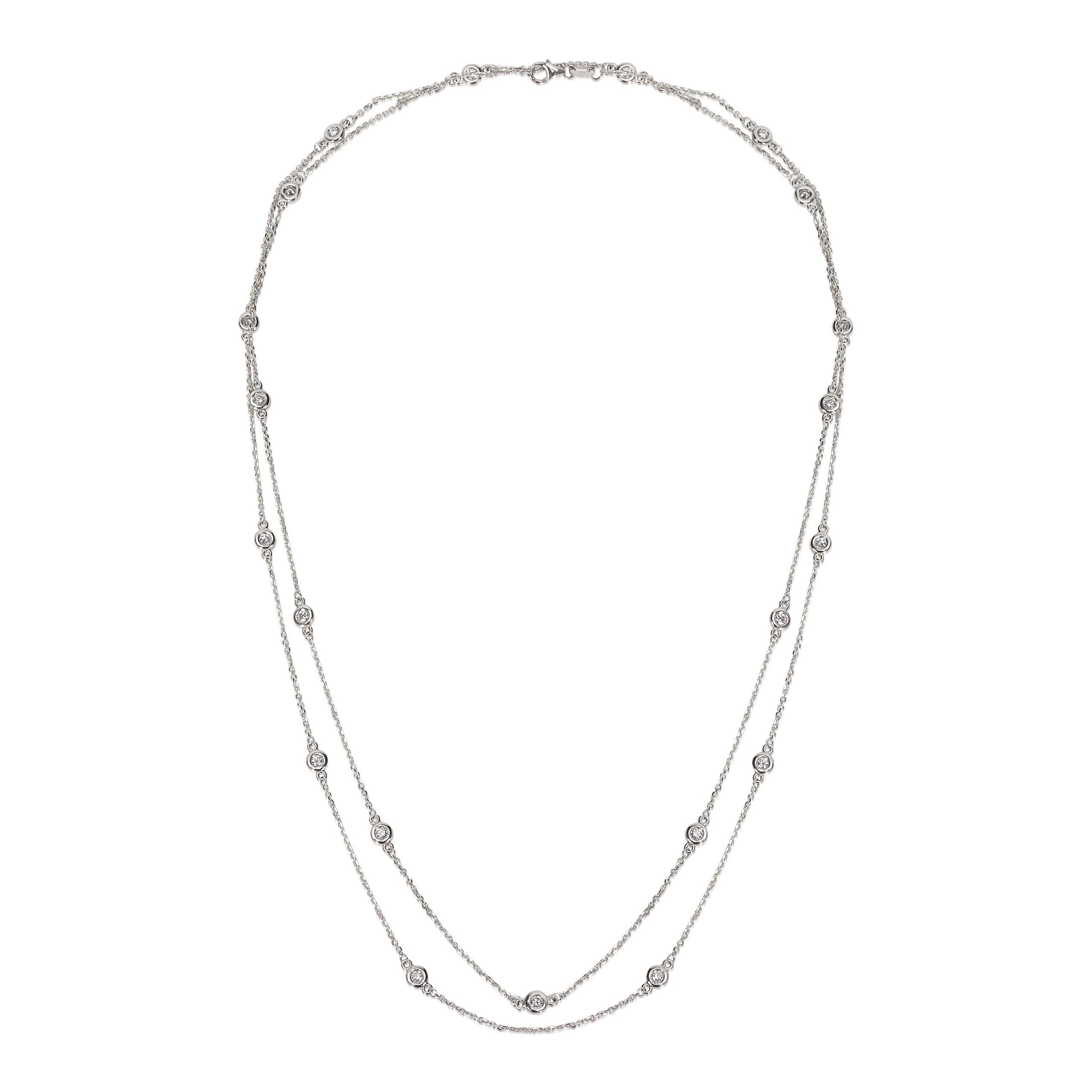 Brand New Diamond by the Yard Necklace in 14KT Gold
