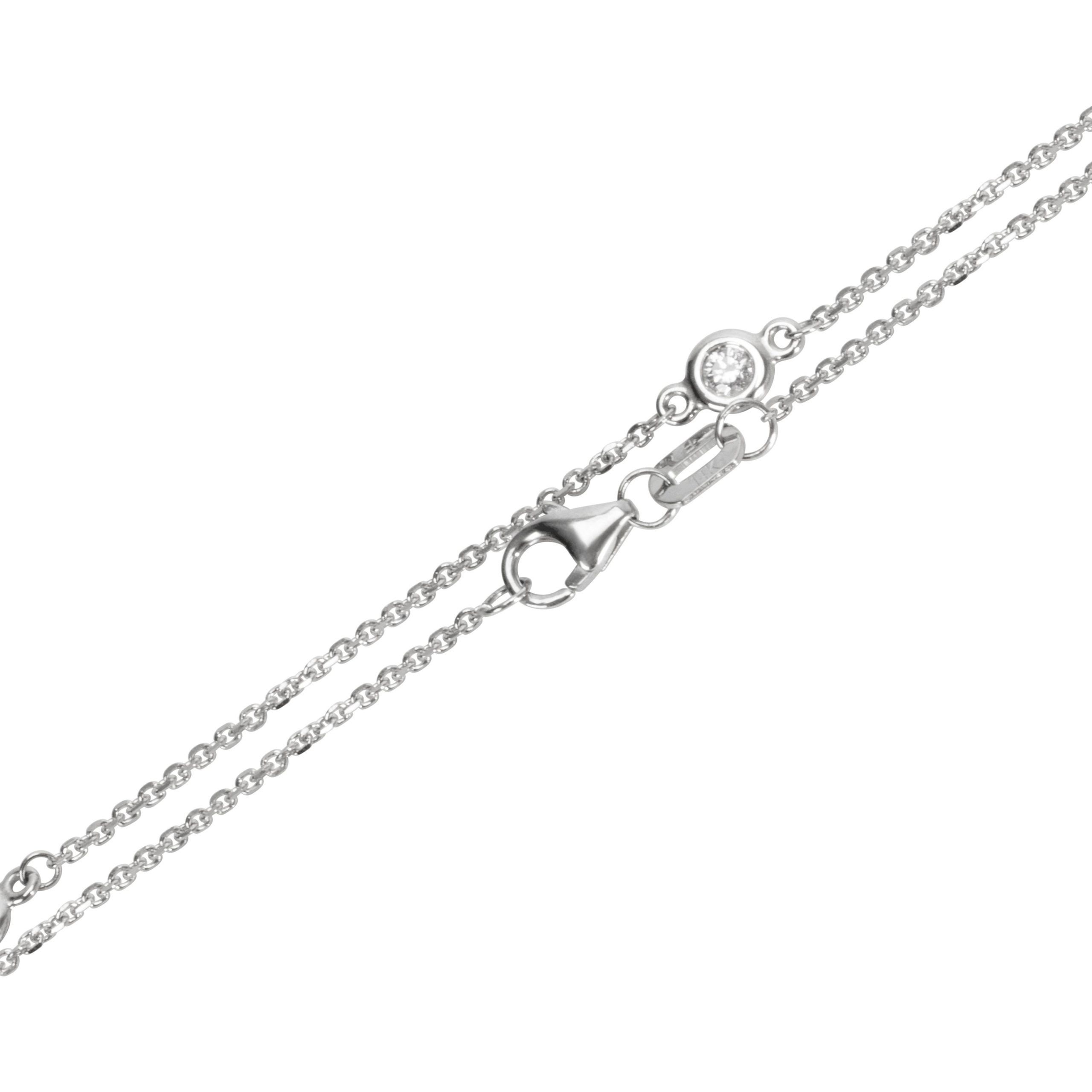 Brand New Diamond by the Yard Necklace in 14KT Gold