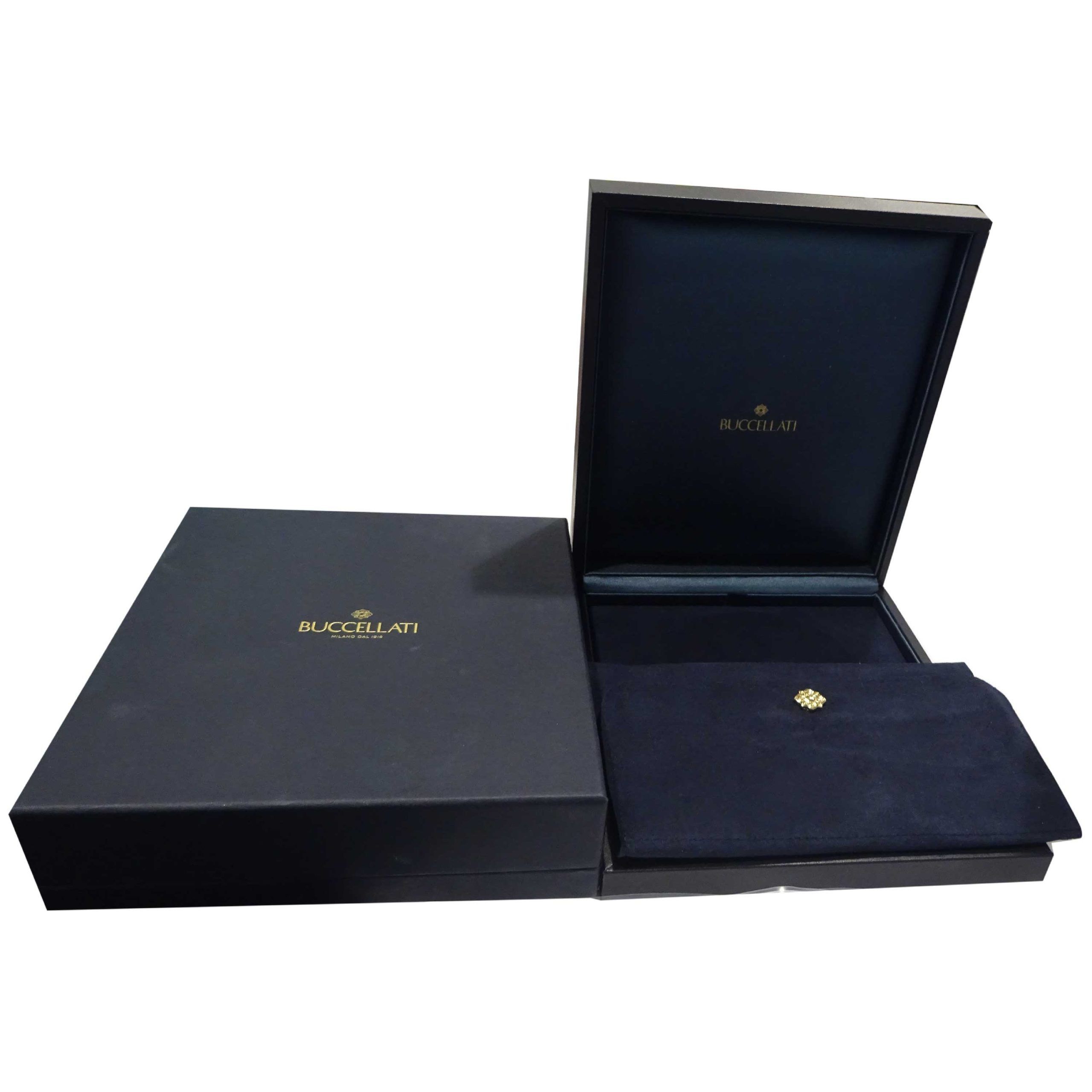 Buccellati Maria Diamond Pendant in 18K Yellow Gold (0.16 CTW)