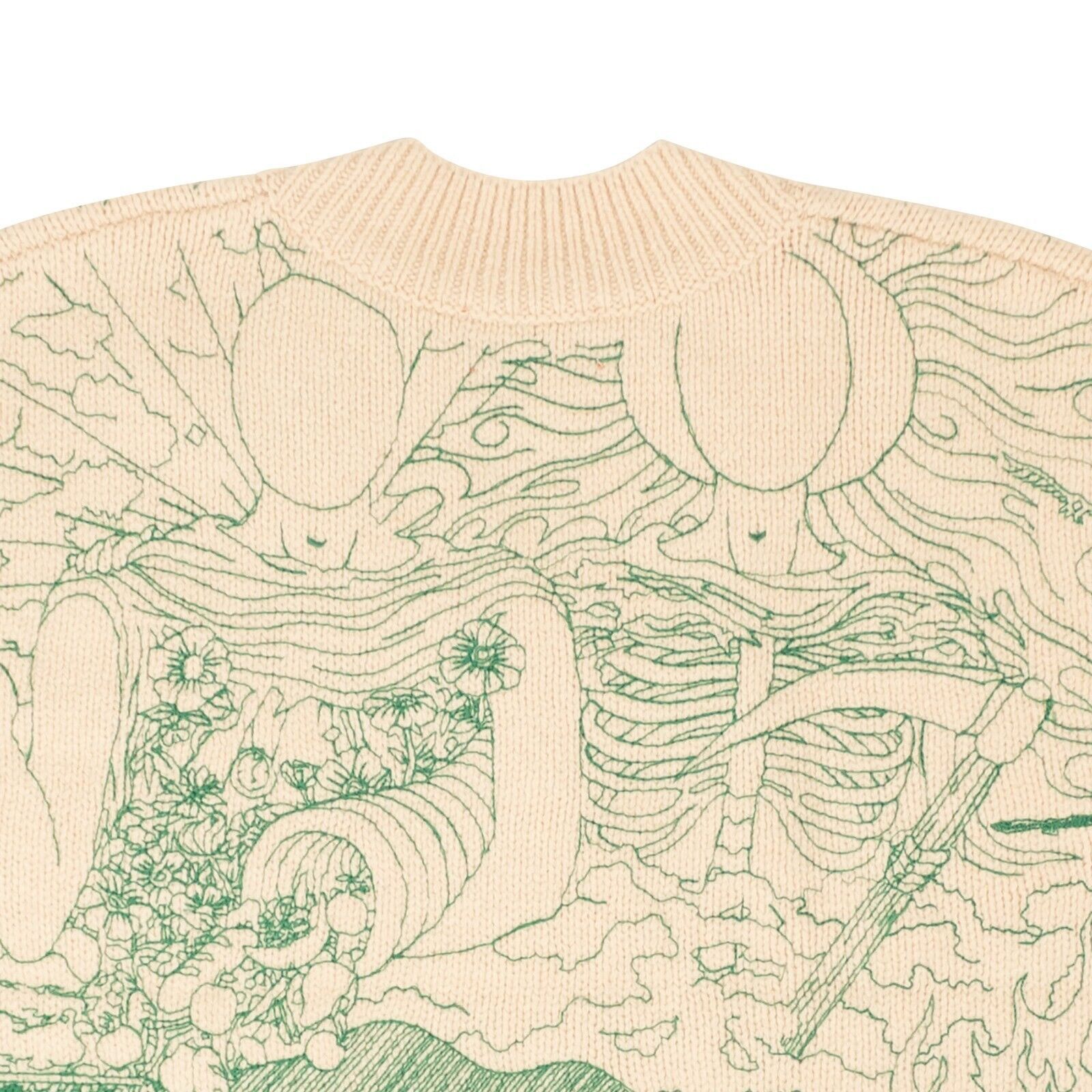 Who Decides War White Duality Gilet Sweater Vest Size XXL Size US XXL / EU 58 / 5 - 4 Thumbnail