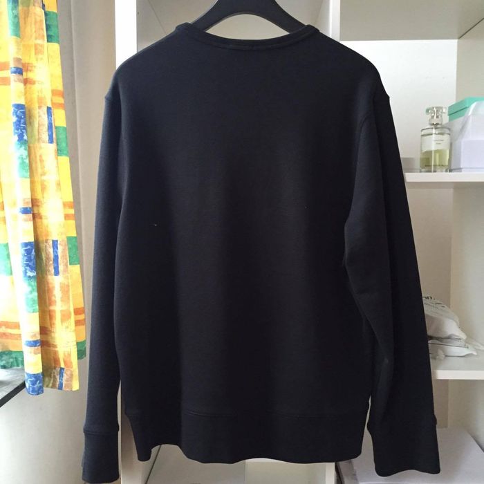 Acne Studios 'campus' Heart Print Sweatshirt in Black for Men