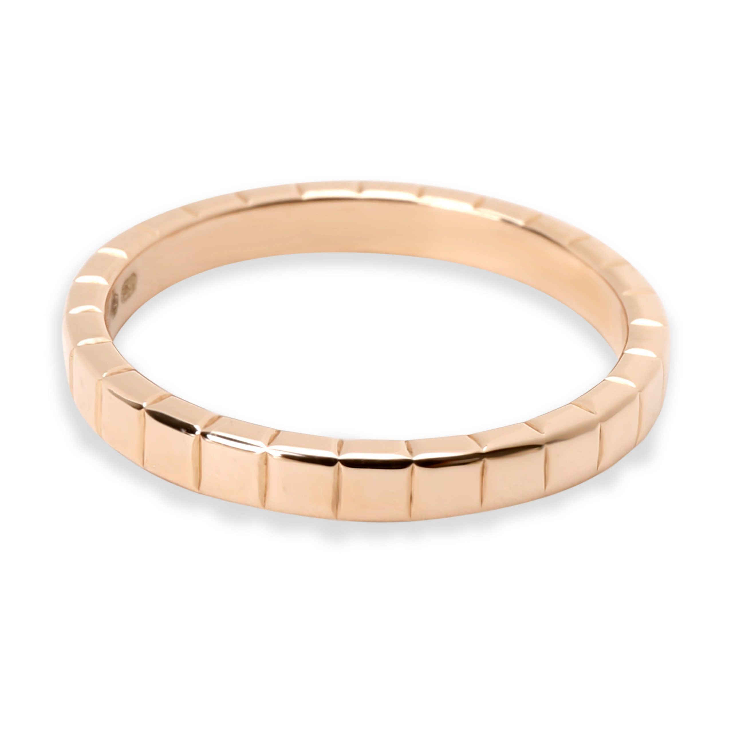 Chopard Ice Cube Pure Diamond Ring in 18K Rose Gold 0.11 ctw