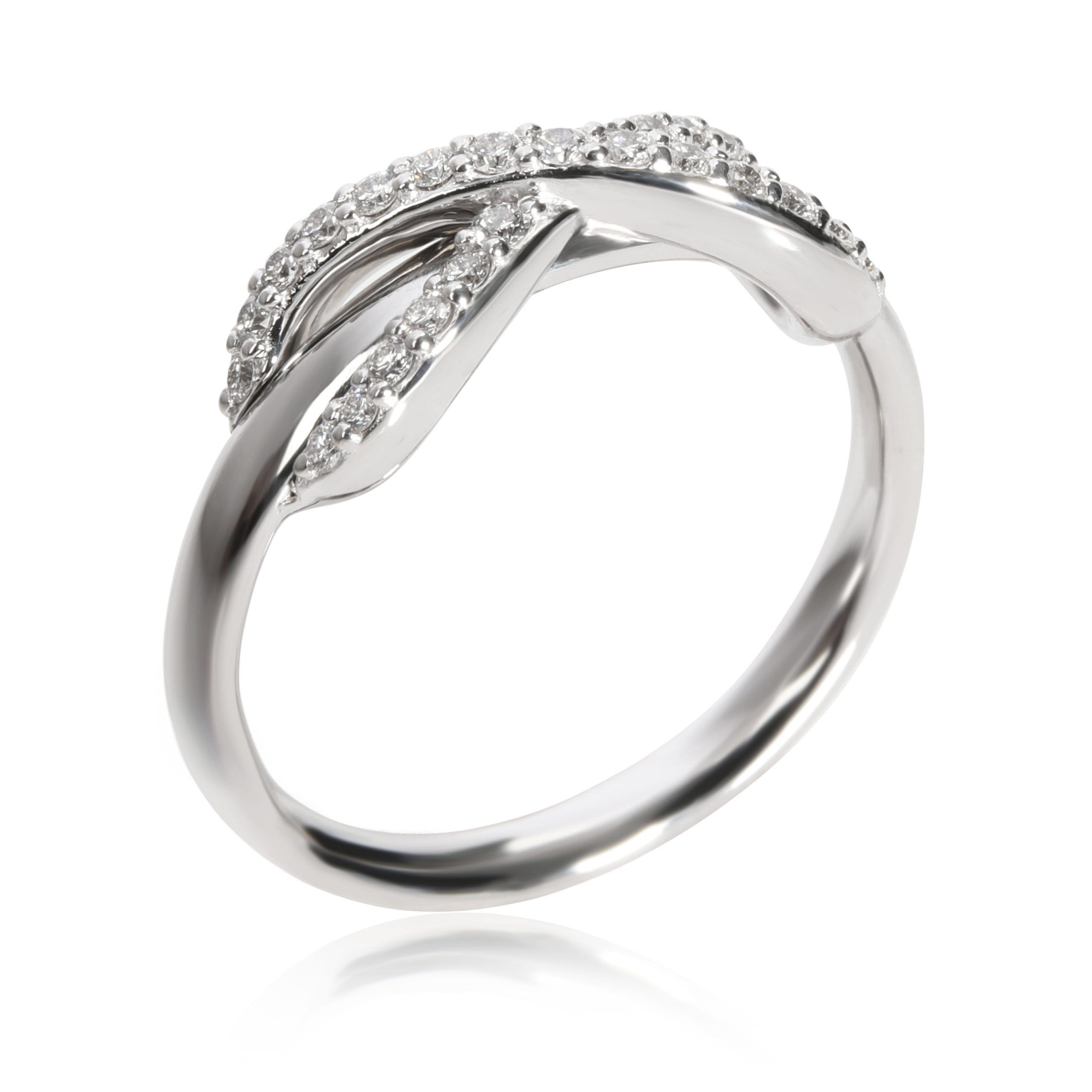 Tiffany Co. Tiffany Co. Diamond Infinity Ring in 18K White Gold 0.13 CTW Grailed
