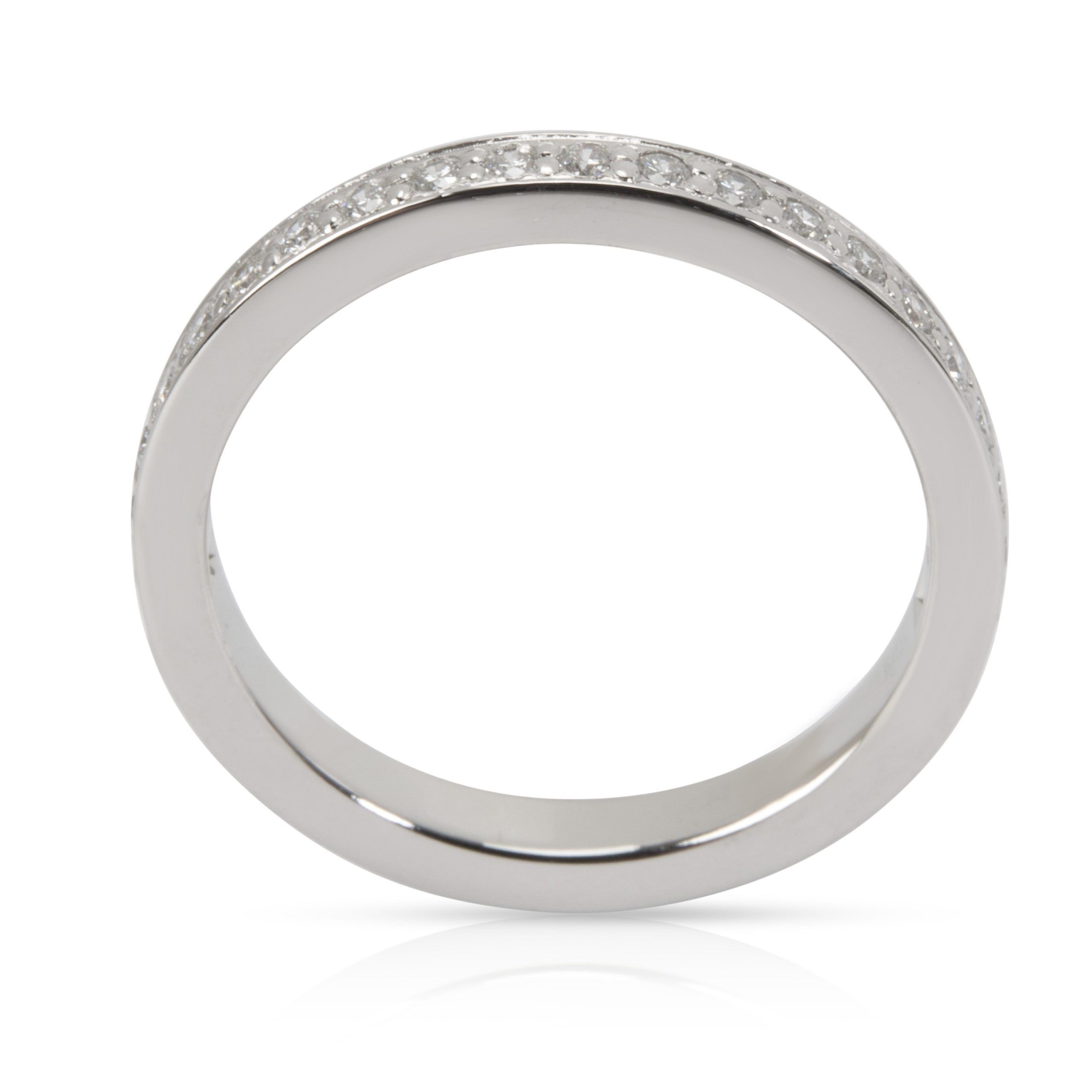 Tiffany Grace Half-Circle Diamond Band in Platinum 2mm CTW
