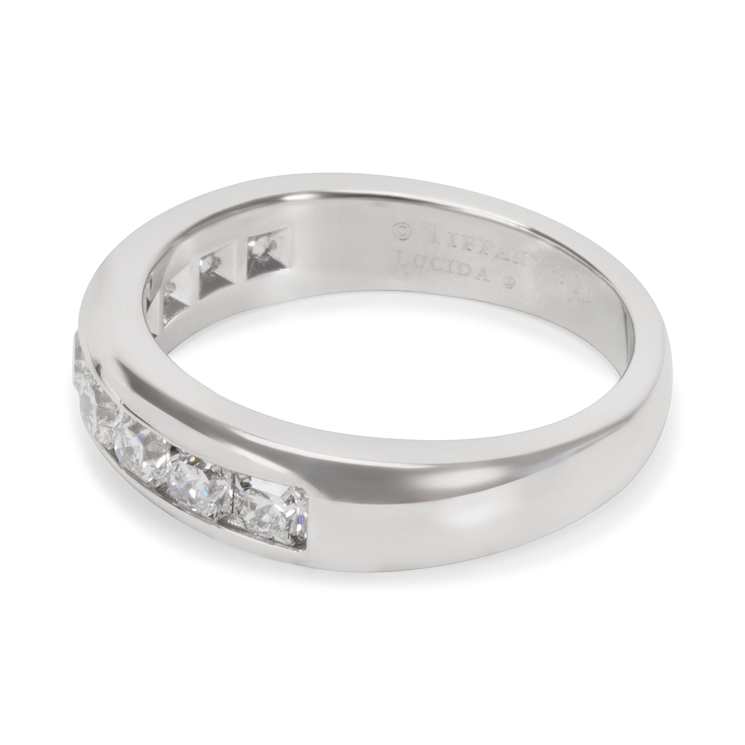 Tiffany & Co. Tiffany & Co. Lucida Diamond Wedding Band in Platinum (1. ...