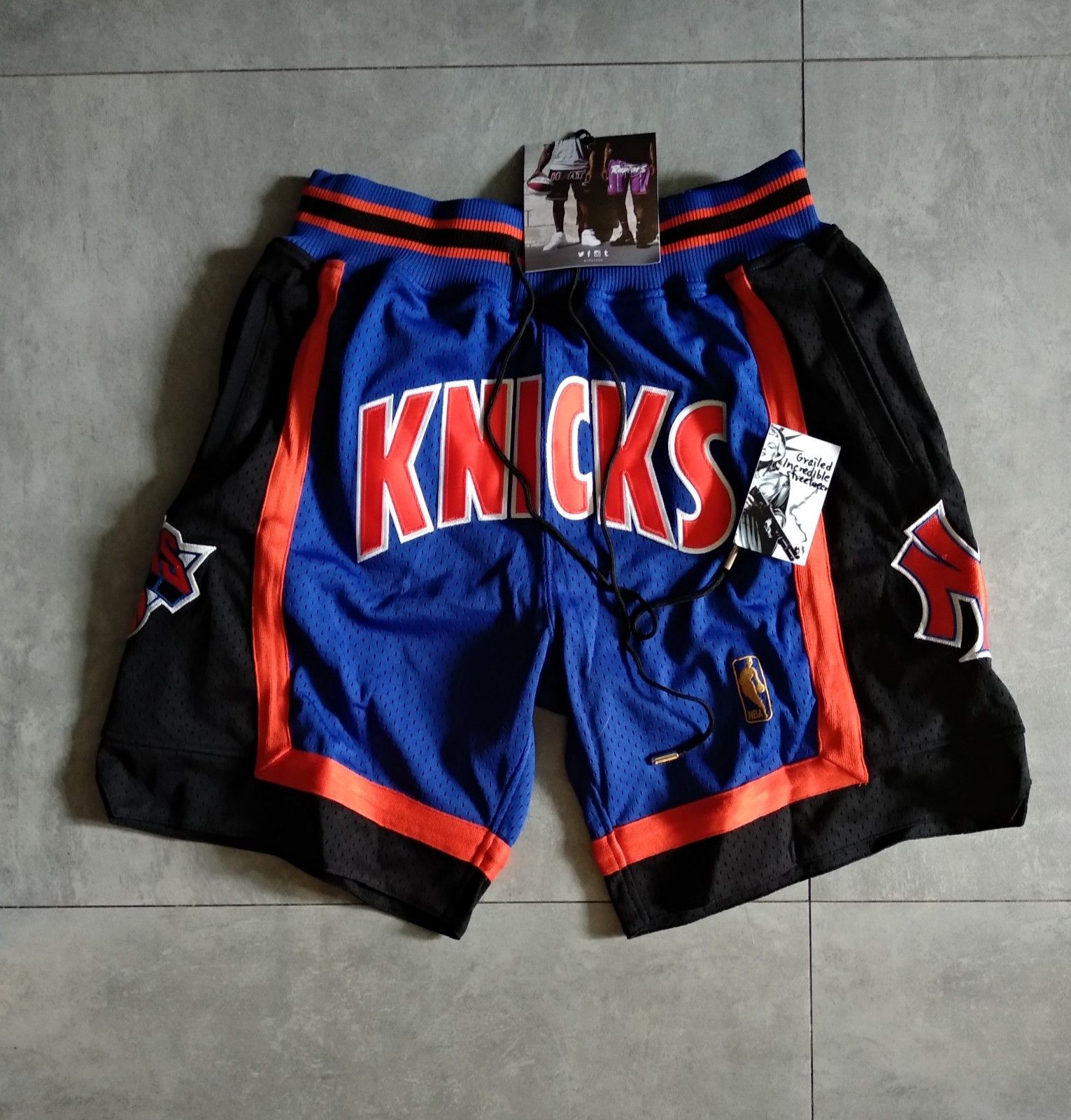 Mitchell & Ness Just Don New York Knicks Team Name Shorts M