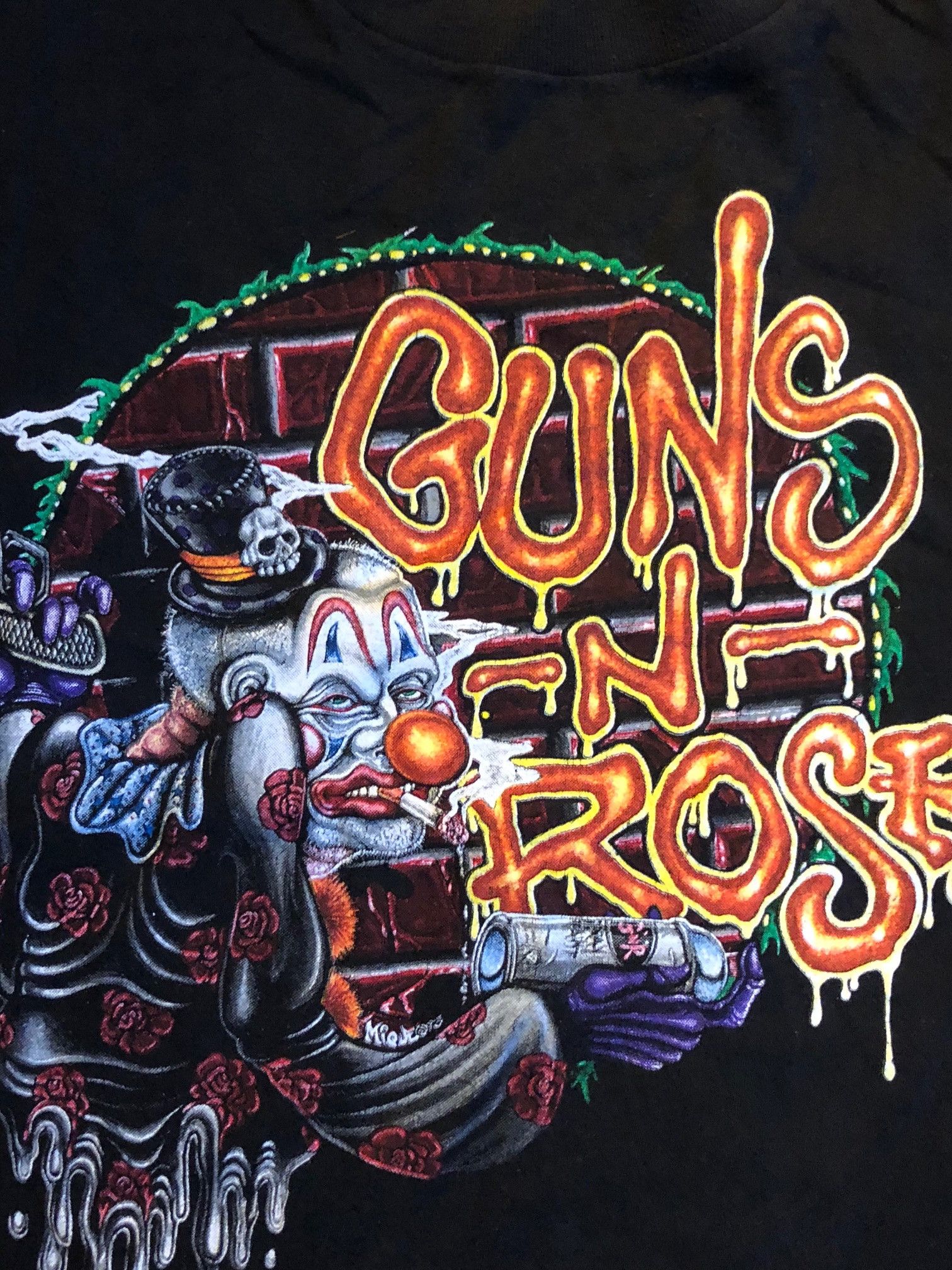 Vintage 1991 Guns N Roses Use Your Illusion Tour Tee M / selling L Brockum Made in USA