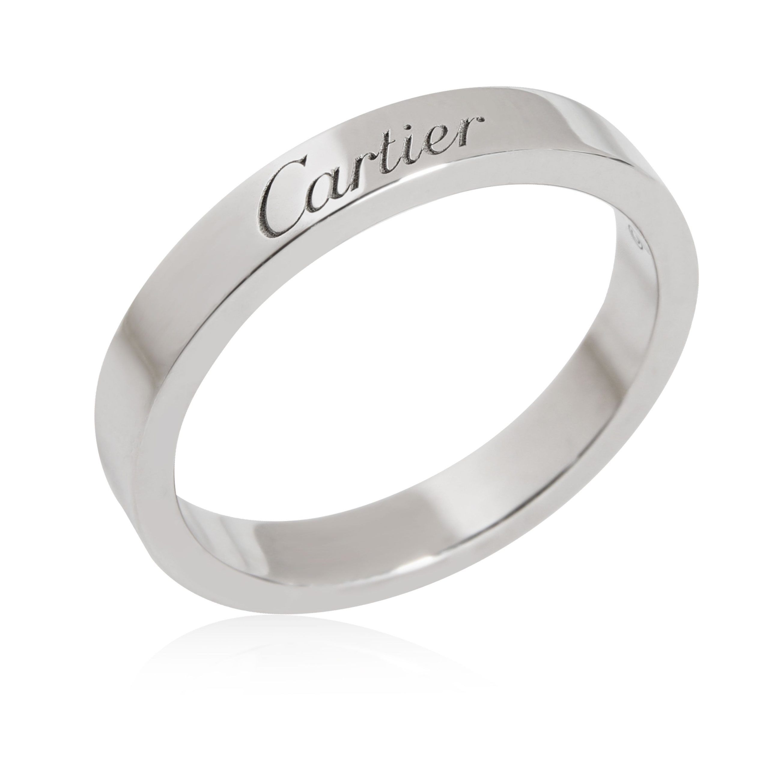 Cartier C de Cartier Wedding Band in Platinum